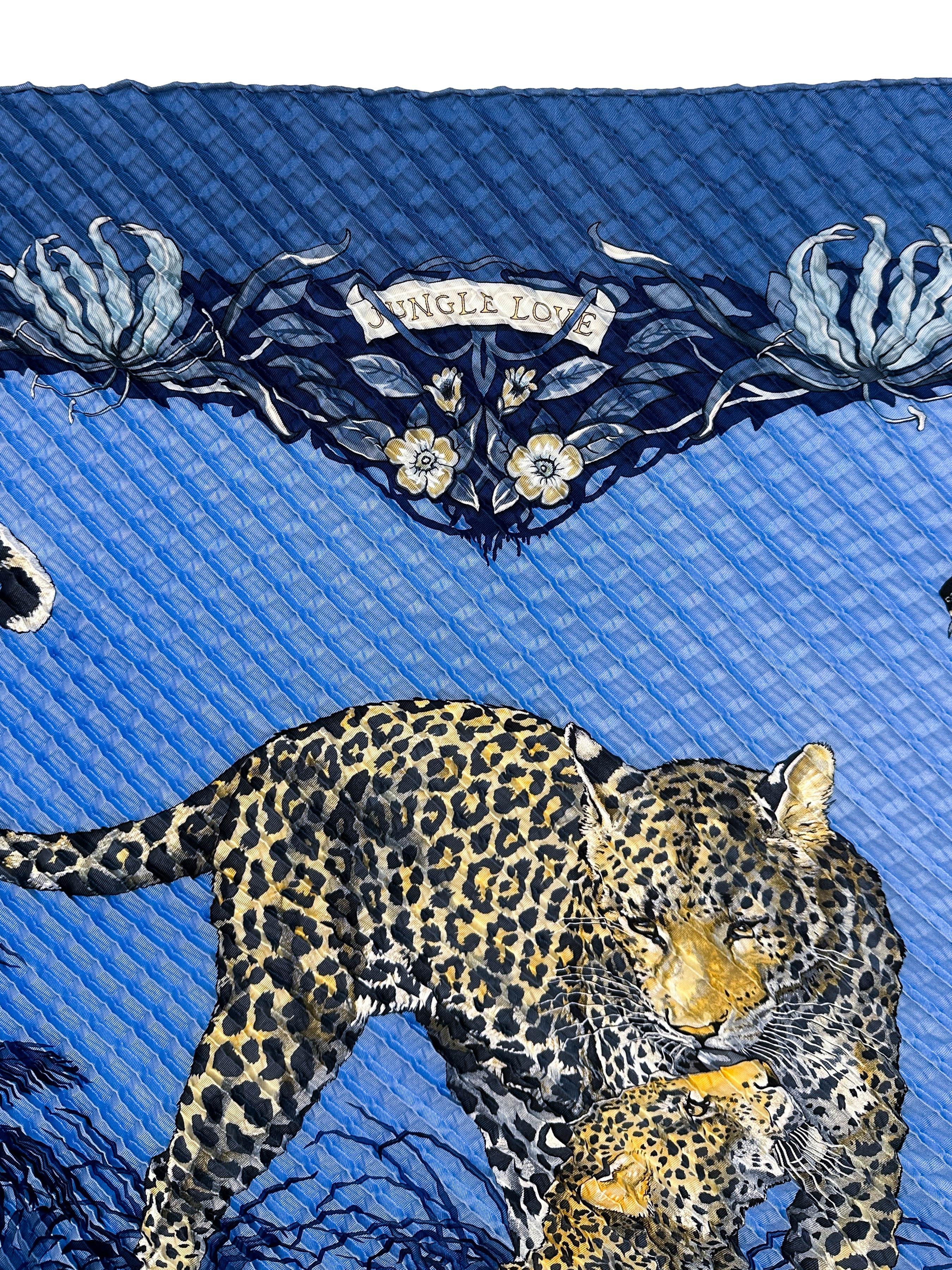 Hermès Jungle Love Mosaic Plissé 90