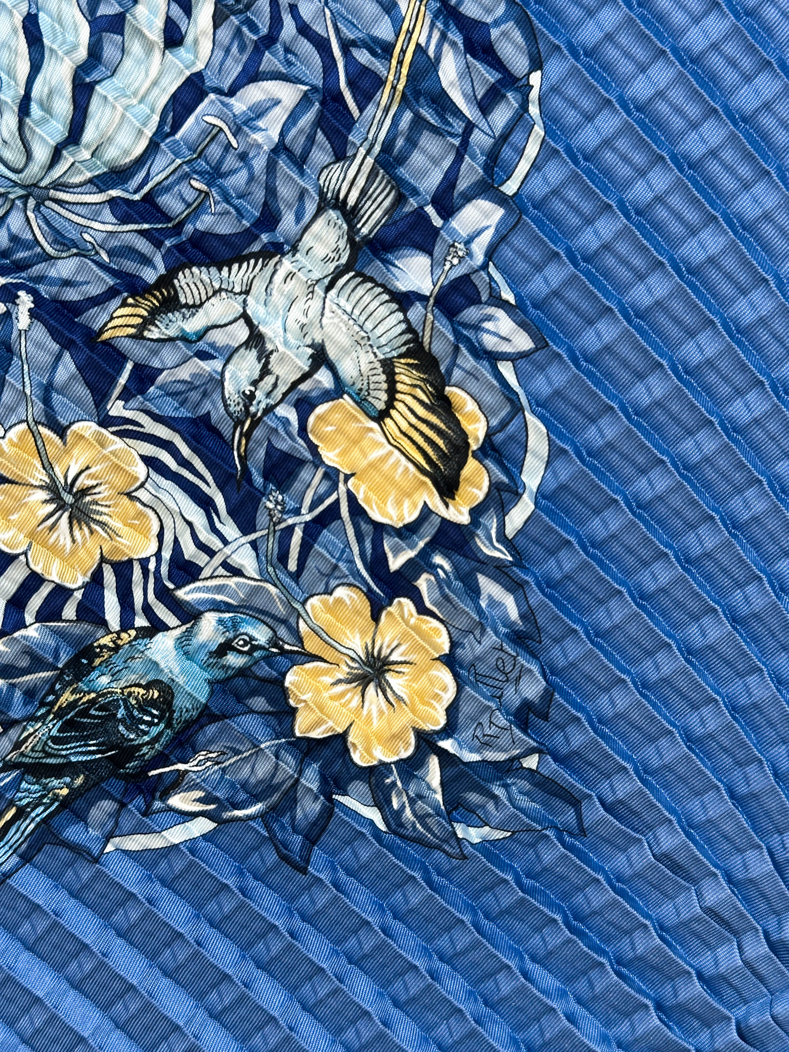 Hermès Jungle Love Mosaic Plissé 90