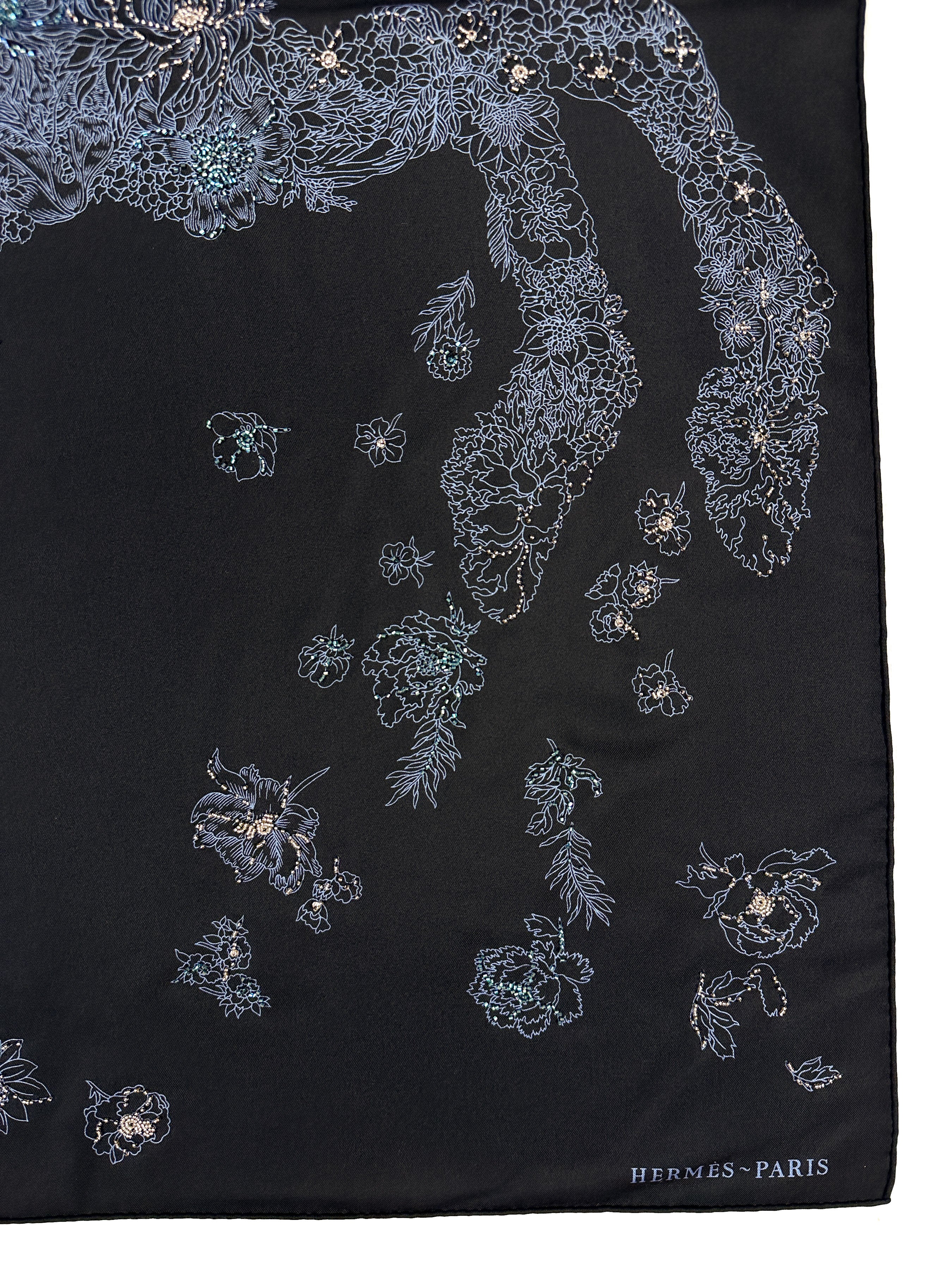 Hermès Robe Légère Beaded Exceptional 90