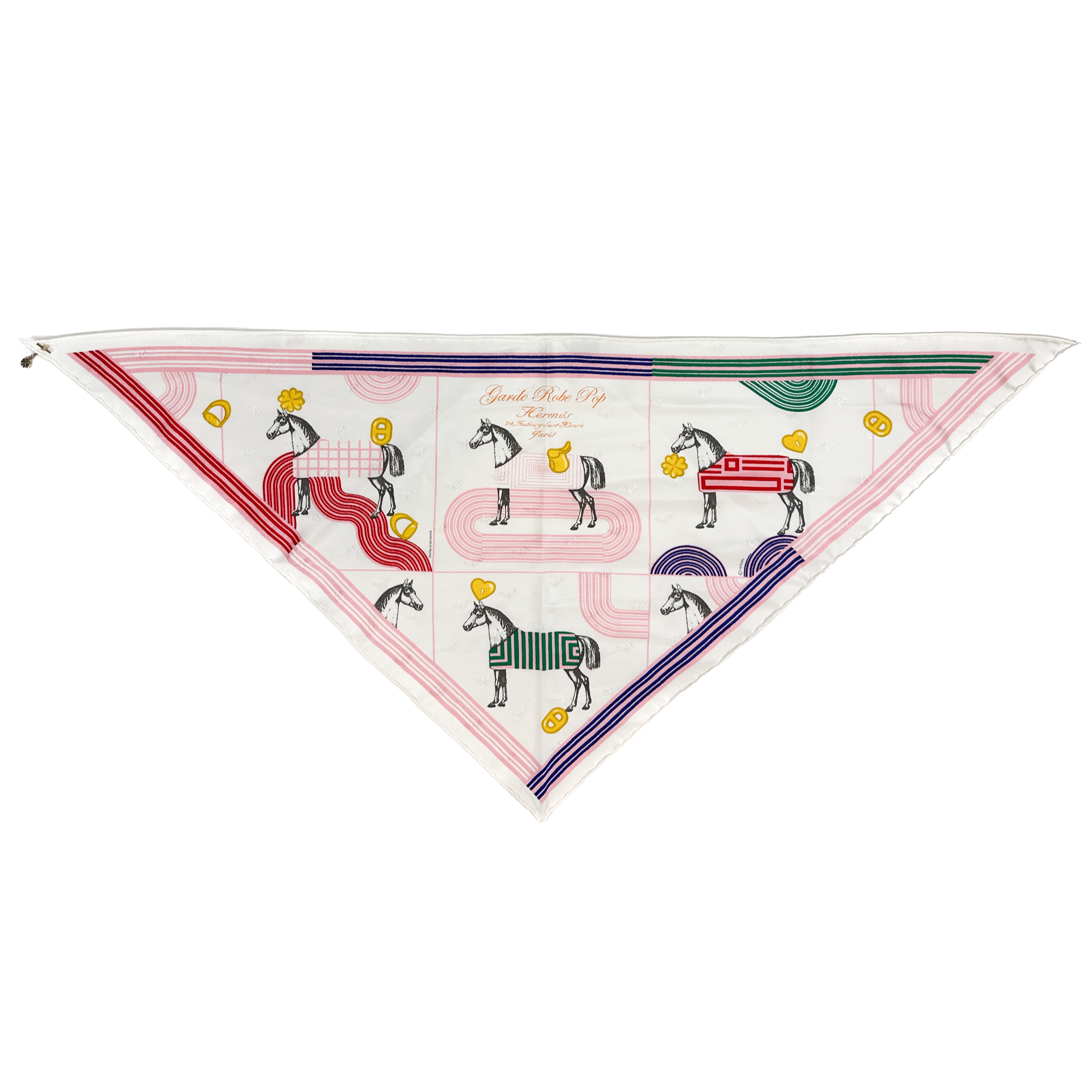 Hermès Garde-Robe Pop Charm Jacquard Triangle