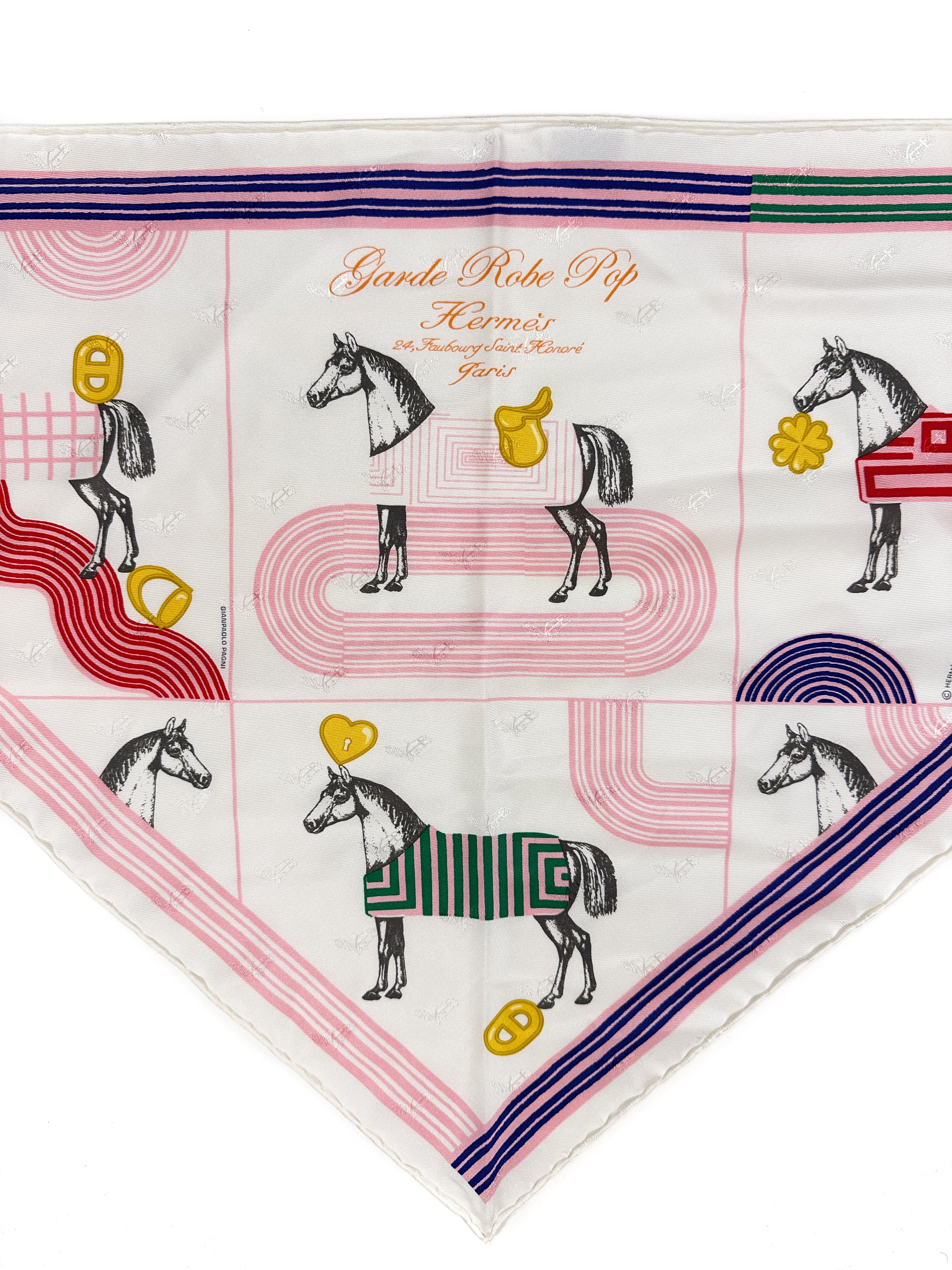 Hermès Garde-Robe Pop Charm Jacquard Triangle