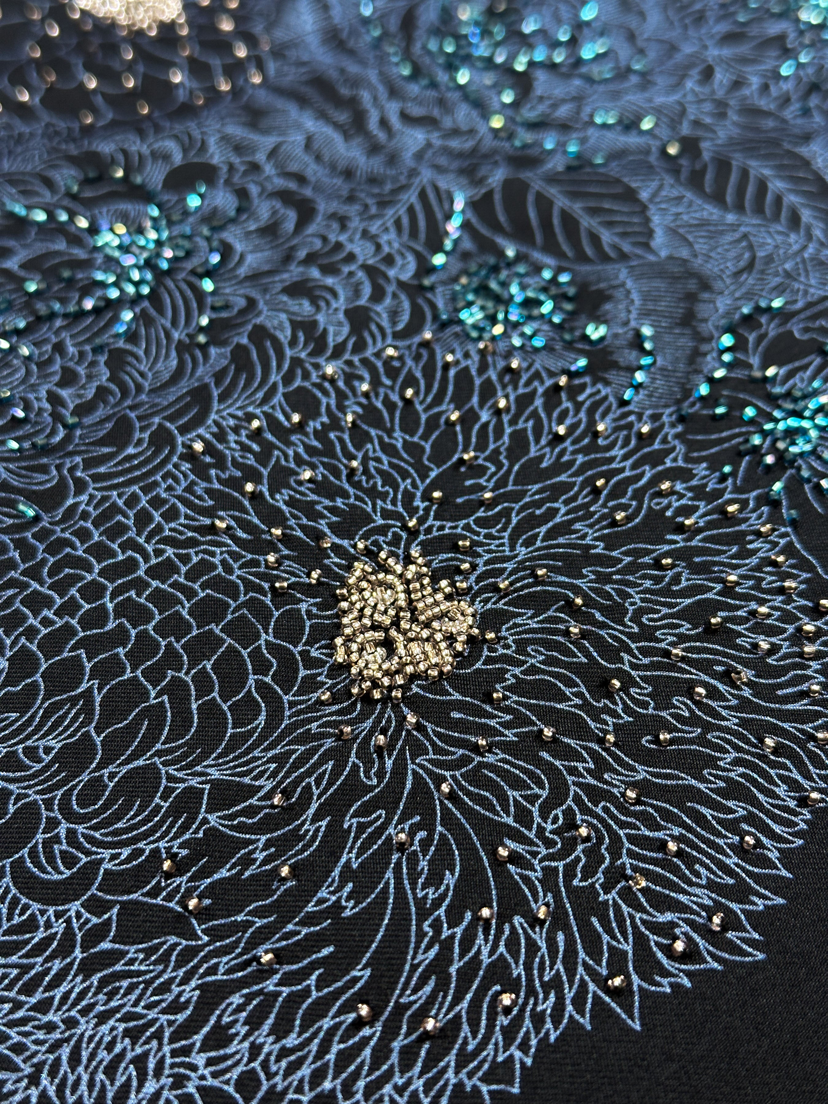 Hermès Robe Légère Beaded Exceptional 90