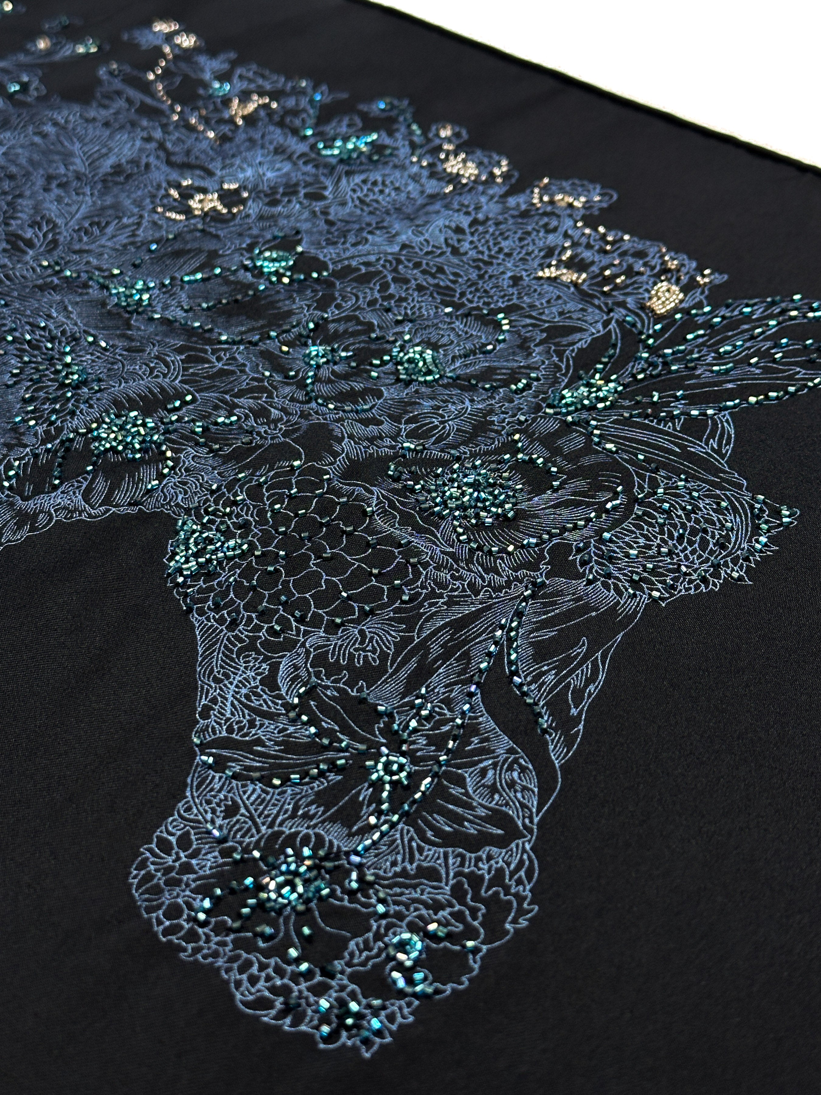 Hermès Robe Légère Beaded Exceptional 90