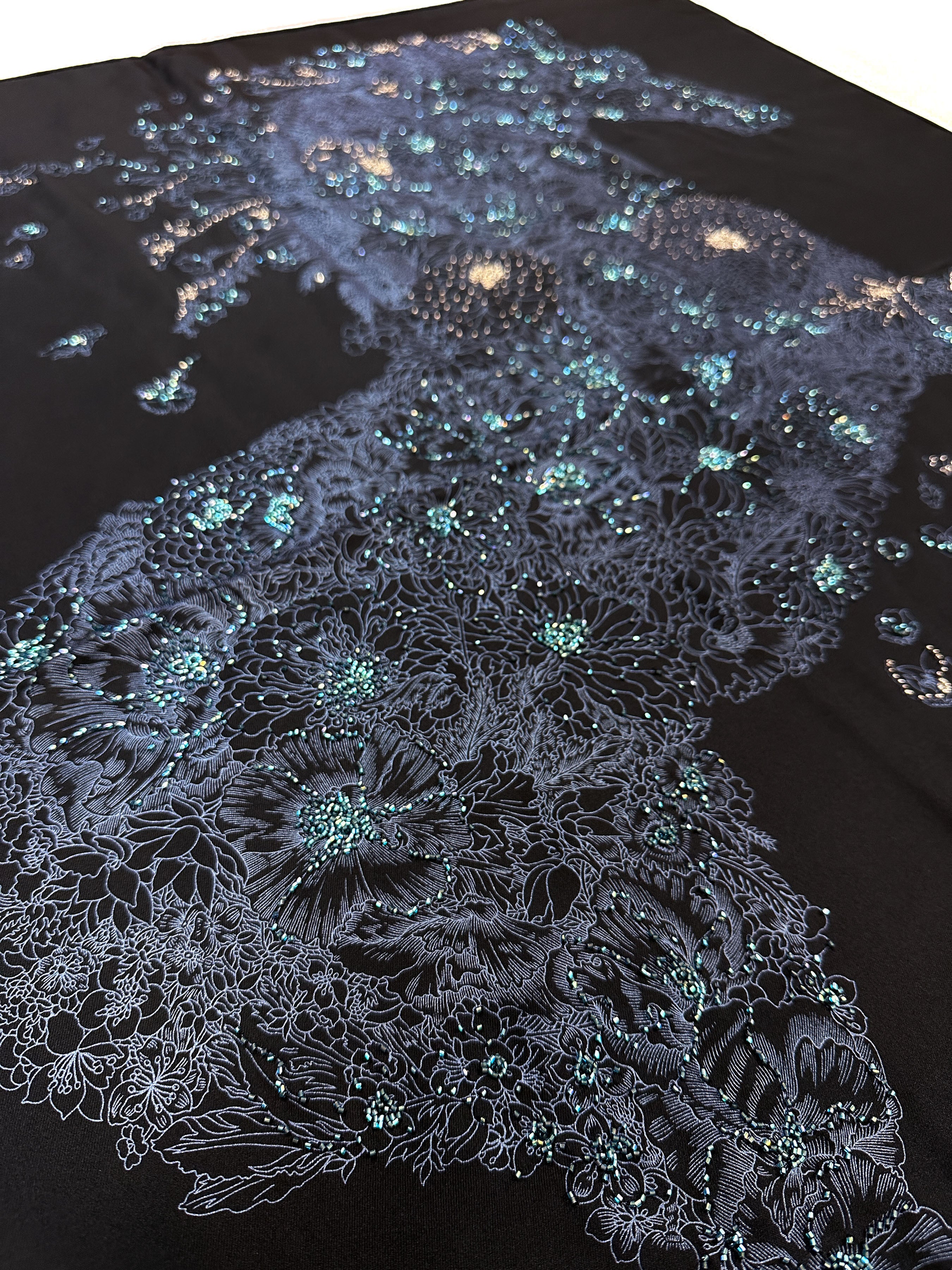 Hermès Robe Légère Beaded Exceptional 90