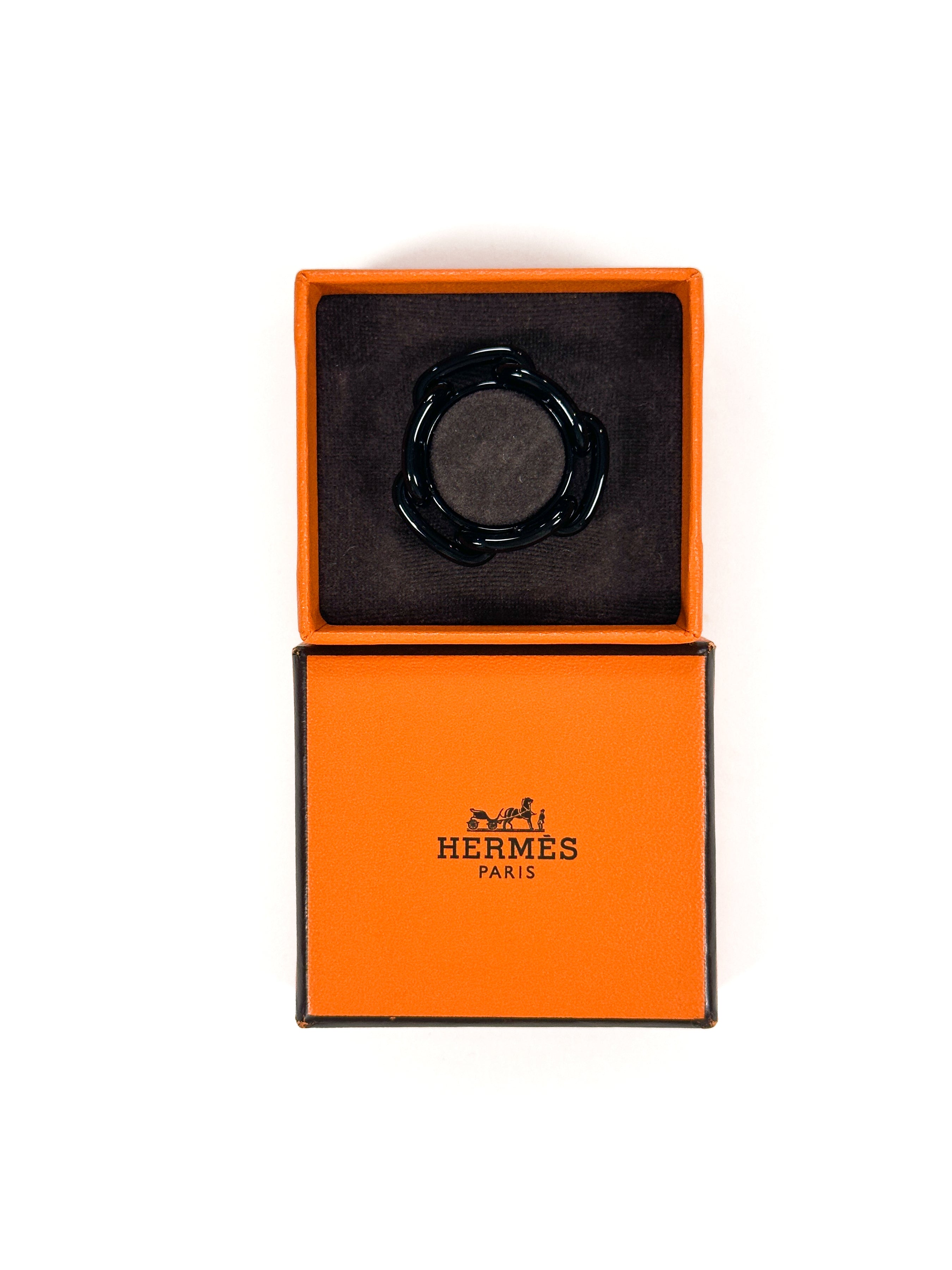 Hermès Regate Enamel Scarf Ring