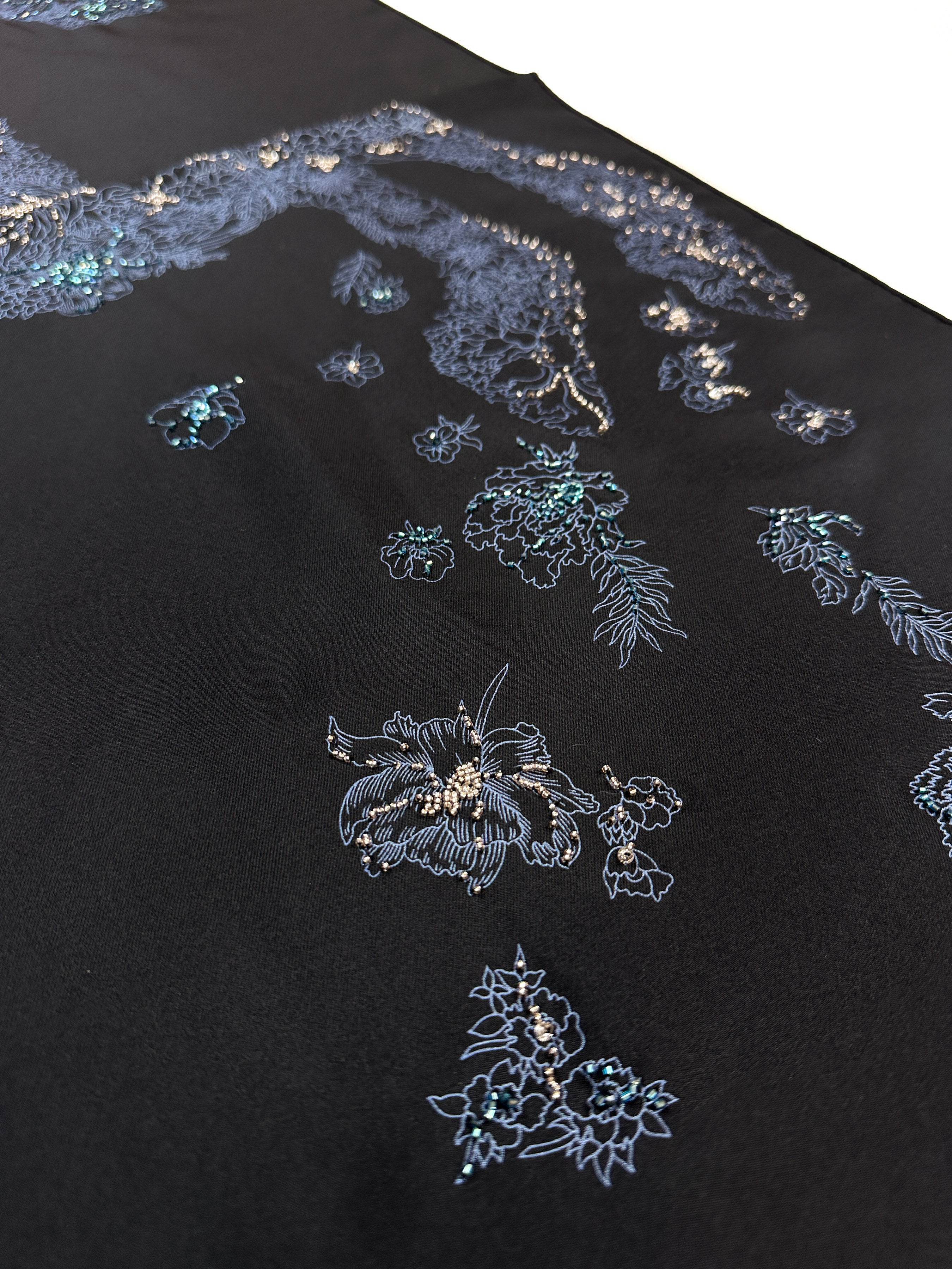 Hermès Robe Légère Beaded Exceptional 90