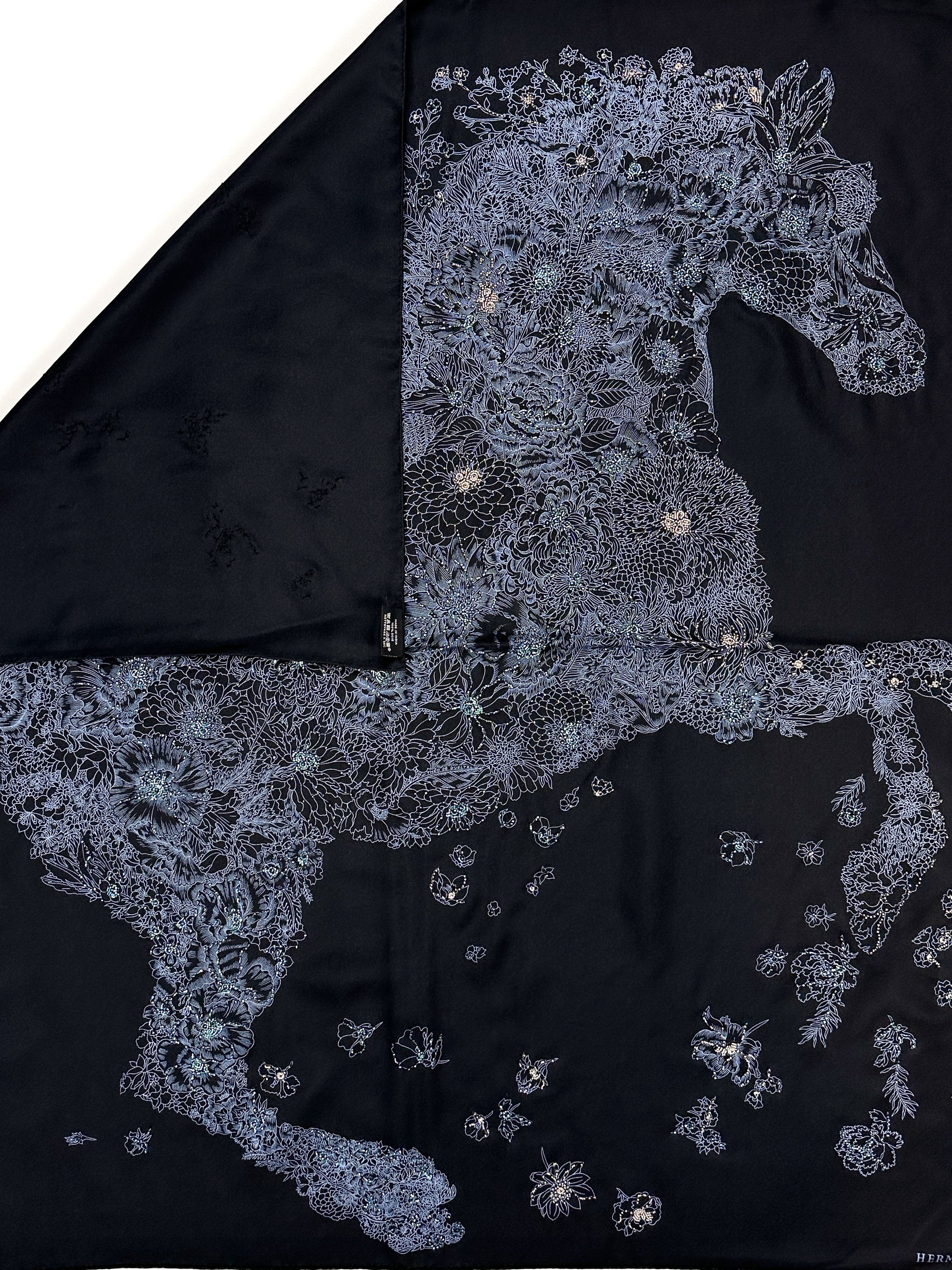 Hermès Robe Légère Beaded Exceptional 90