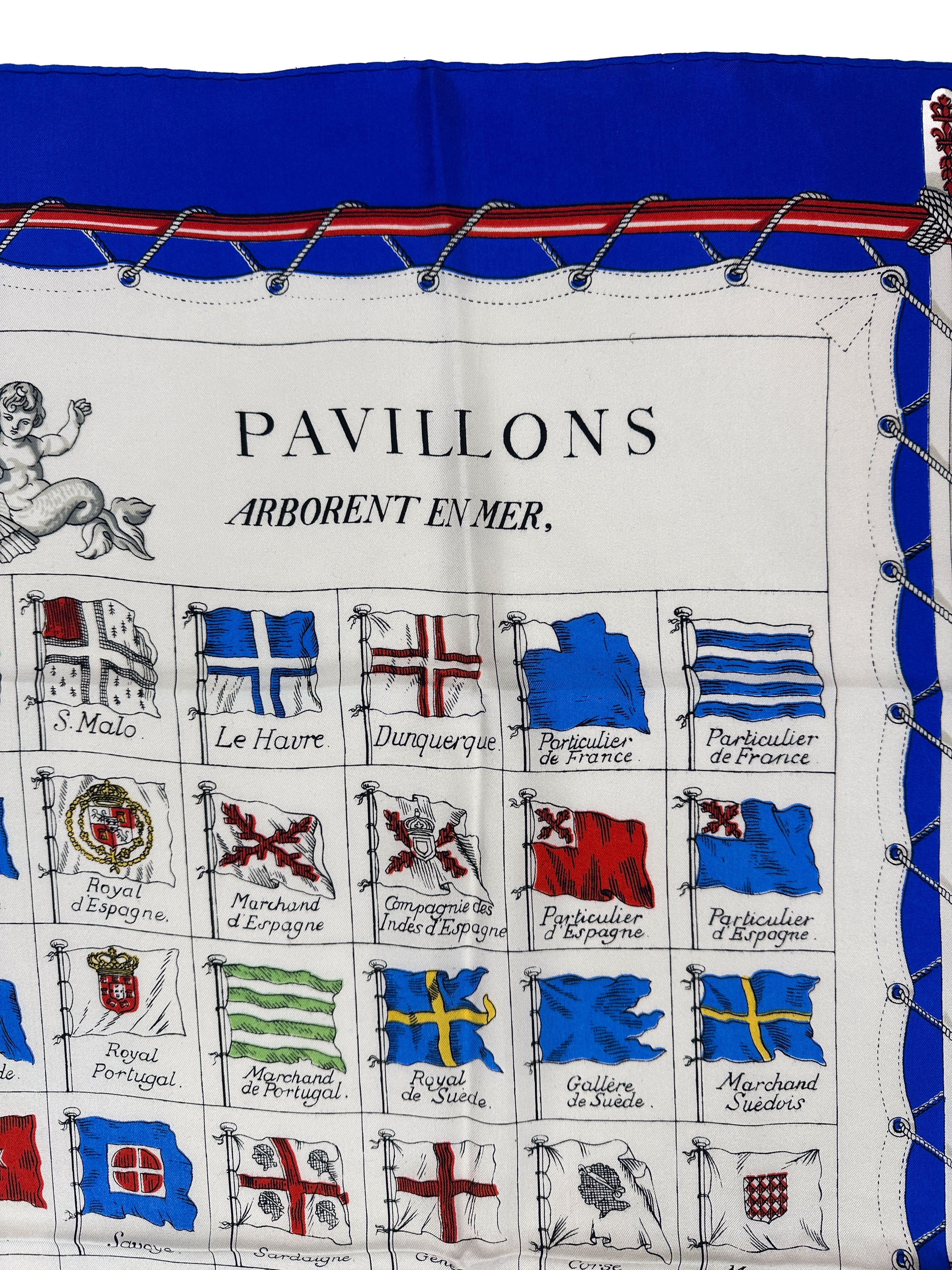 Hermès Tableau des Pavillons que Les Vaisseaux Abordent en Mer 90