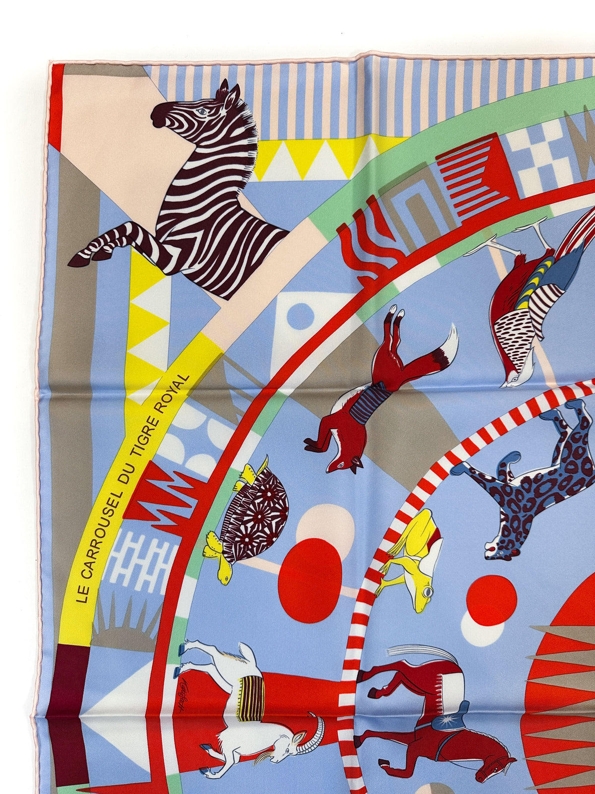 Hermès Le Carrousel du Tigre Royal 90