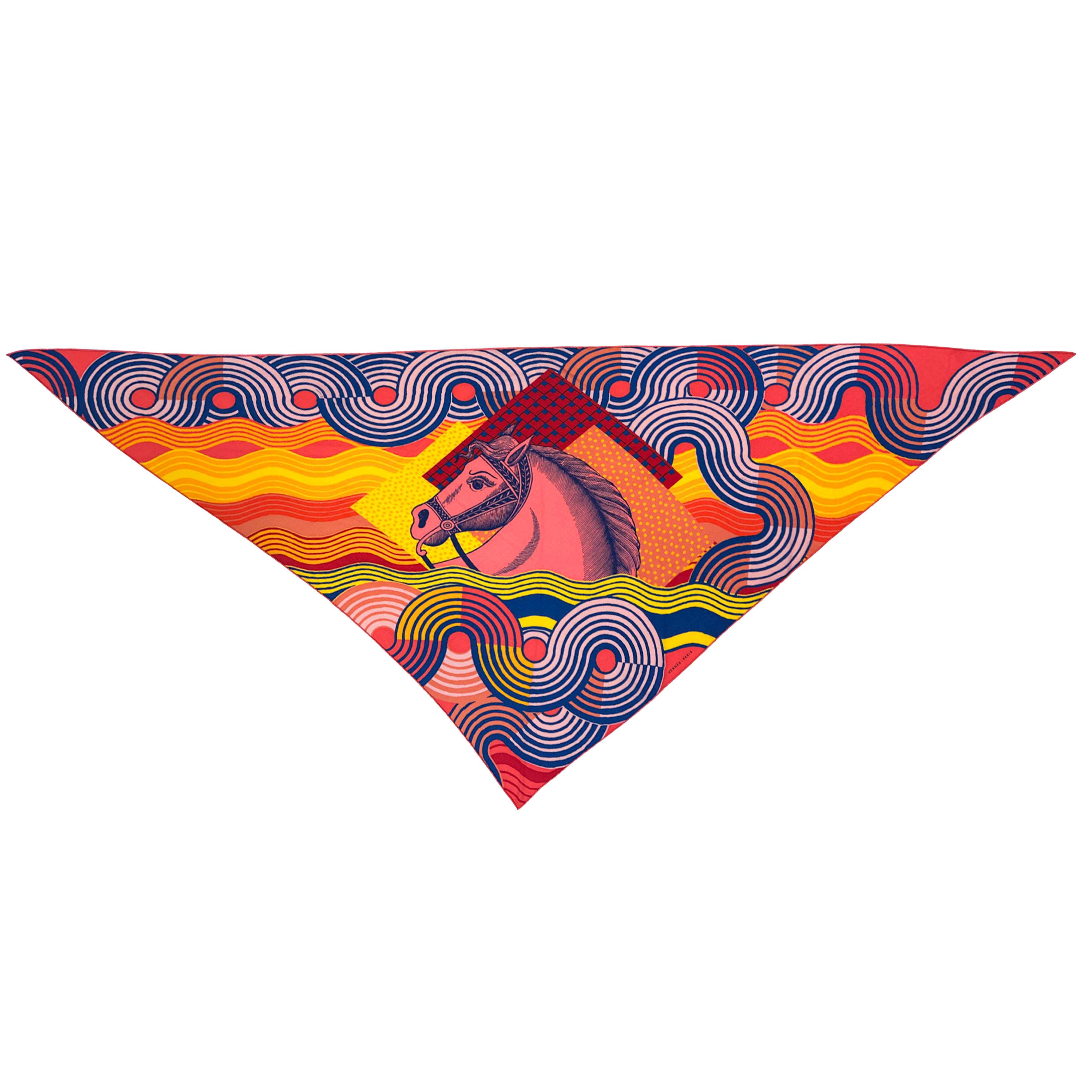 Hermès Cheval Vague Giant Triangle