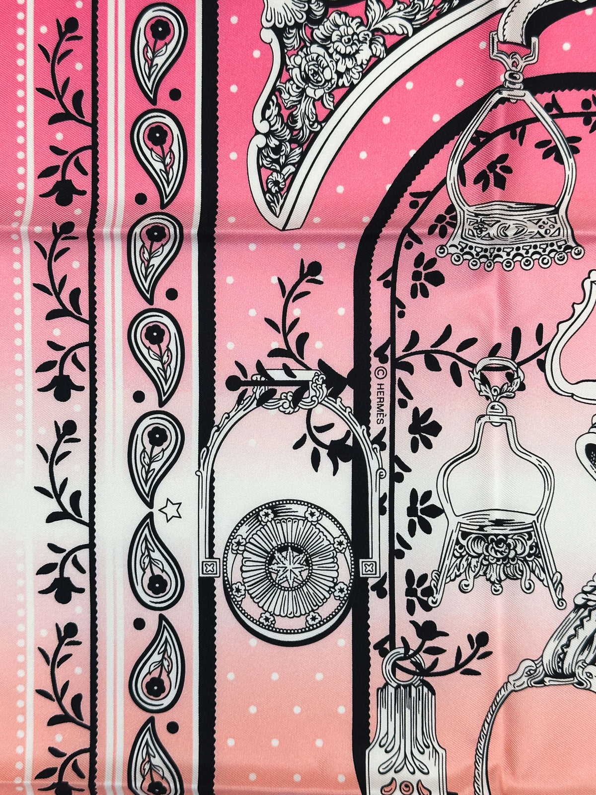 Hermès Etriers Remix Bandana 55