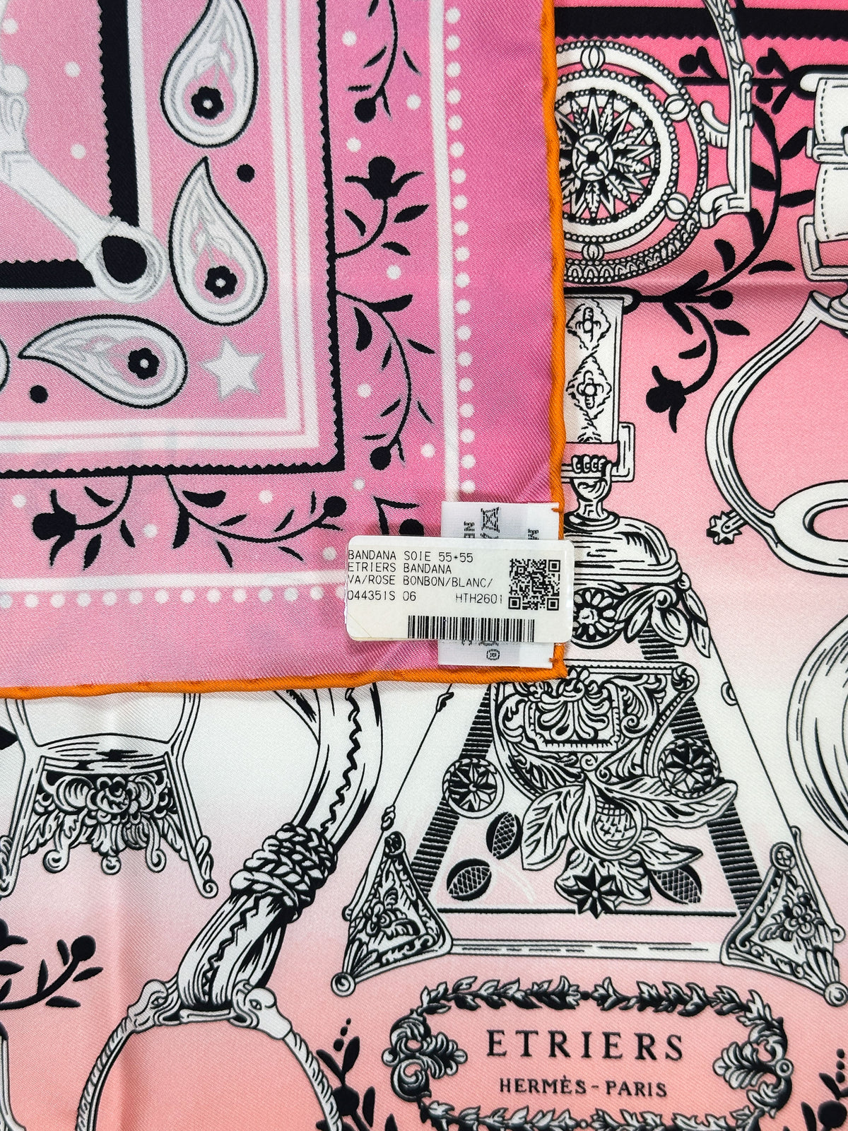 Hermès Etriers Remix Bandana 55