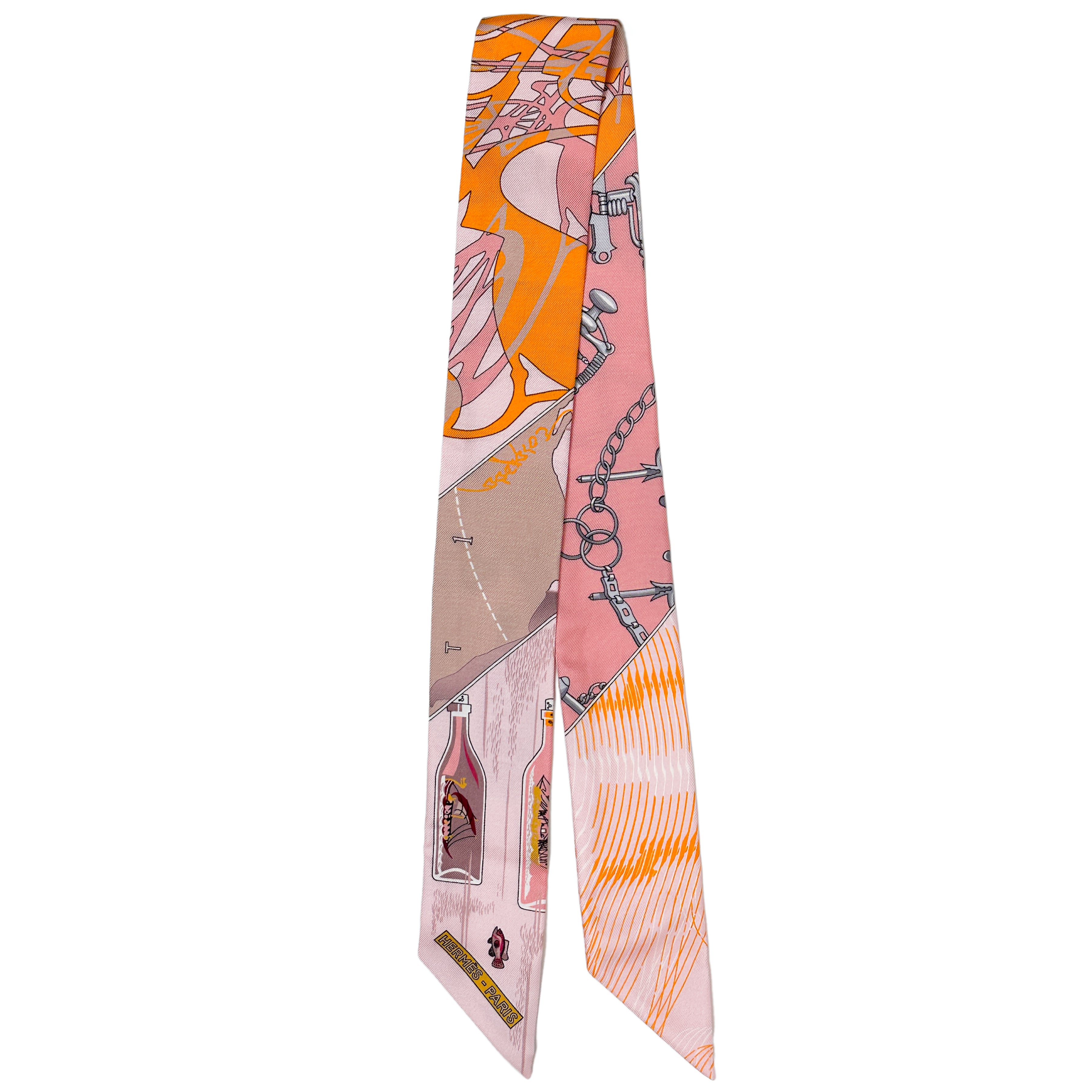 Hermès Caleche Mors Et Bouteilles Twilly