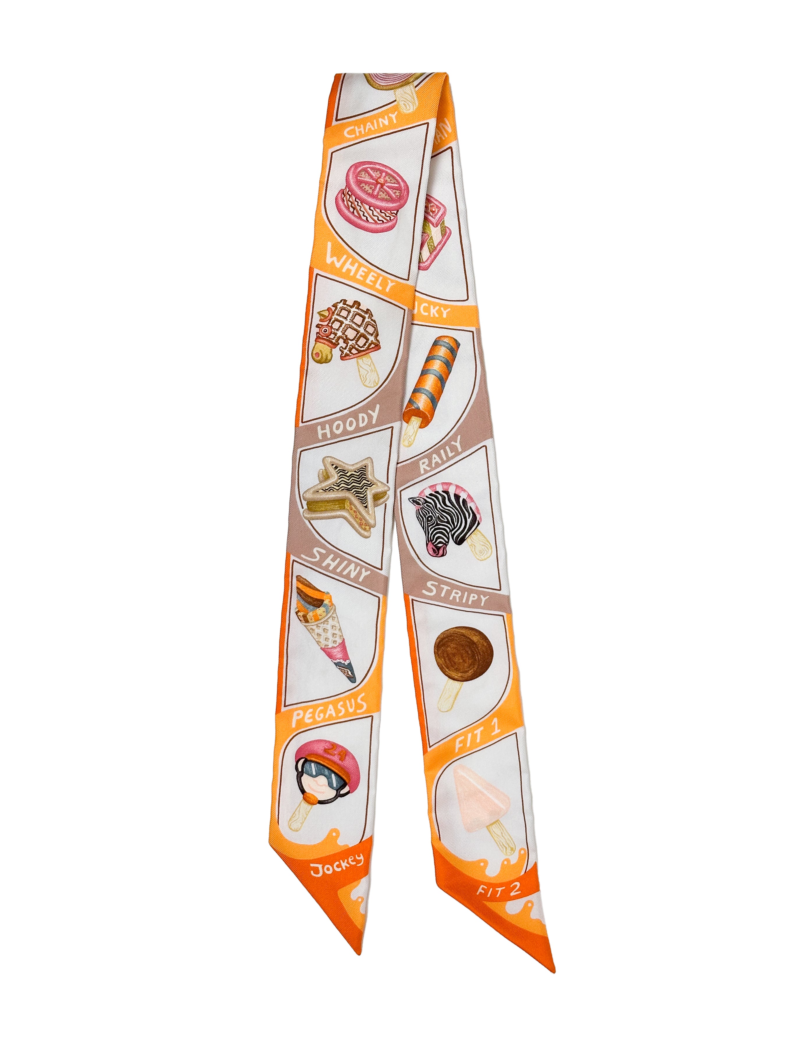 Hermès Funny Ice Cream Twilly