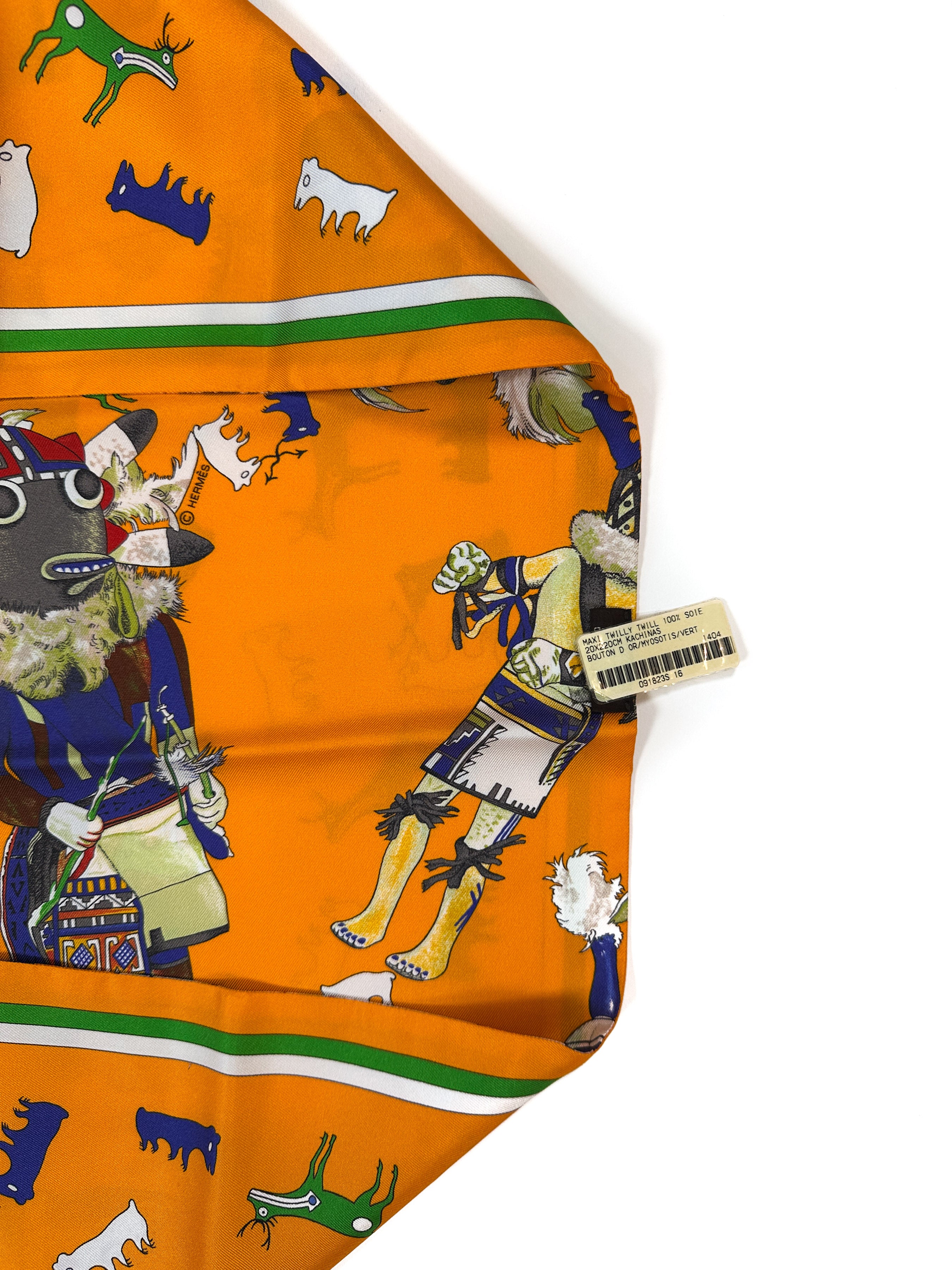 Hermès Kachinas Maxi Twilly Slim