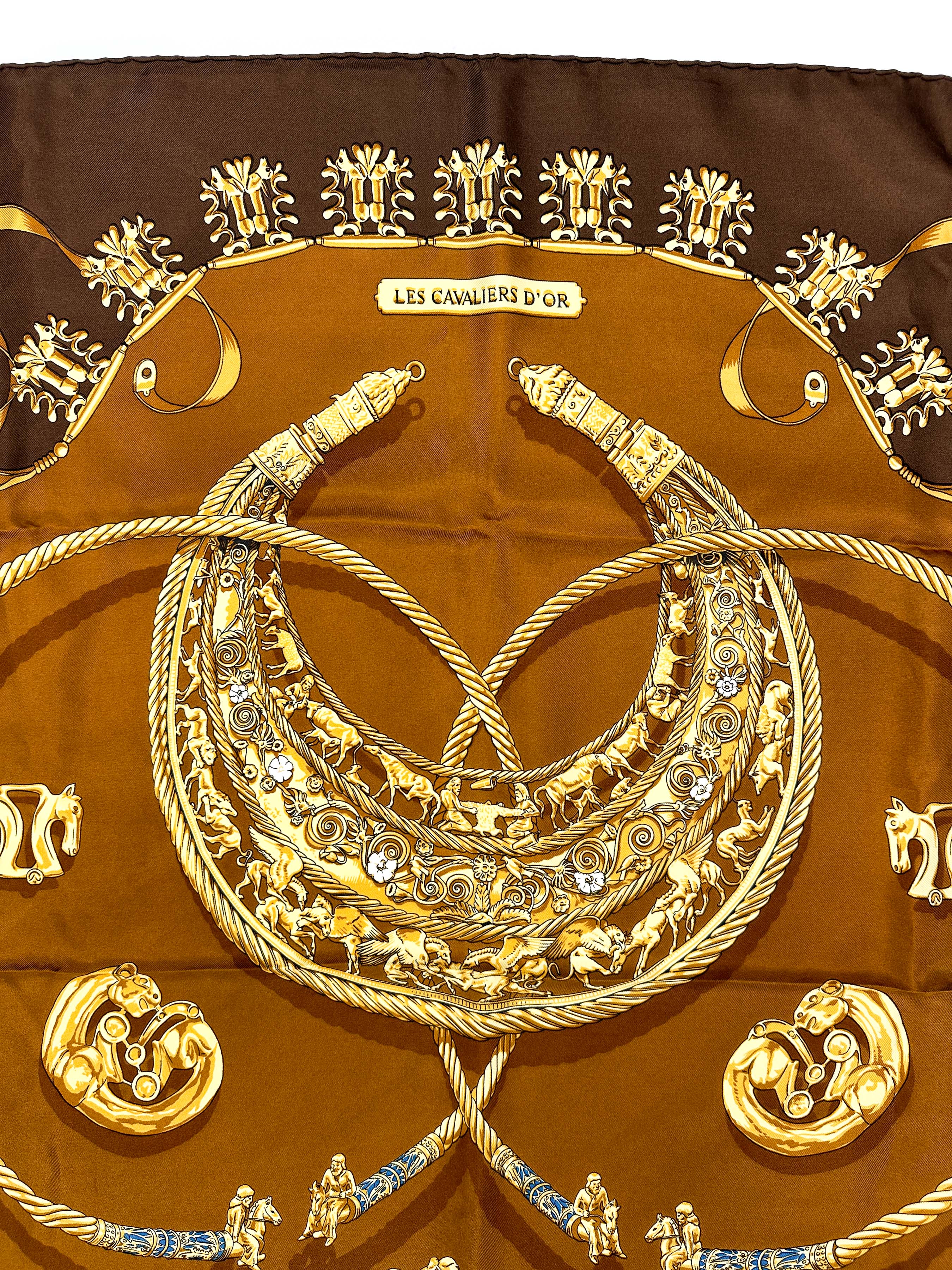 Hermès Les Cavaliers d'Or 90