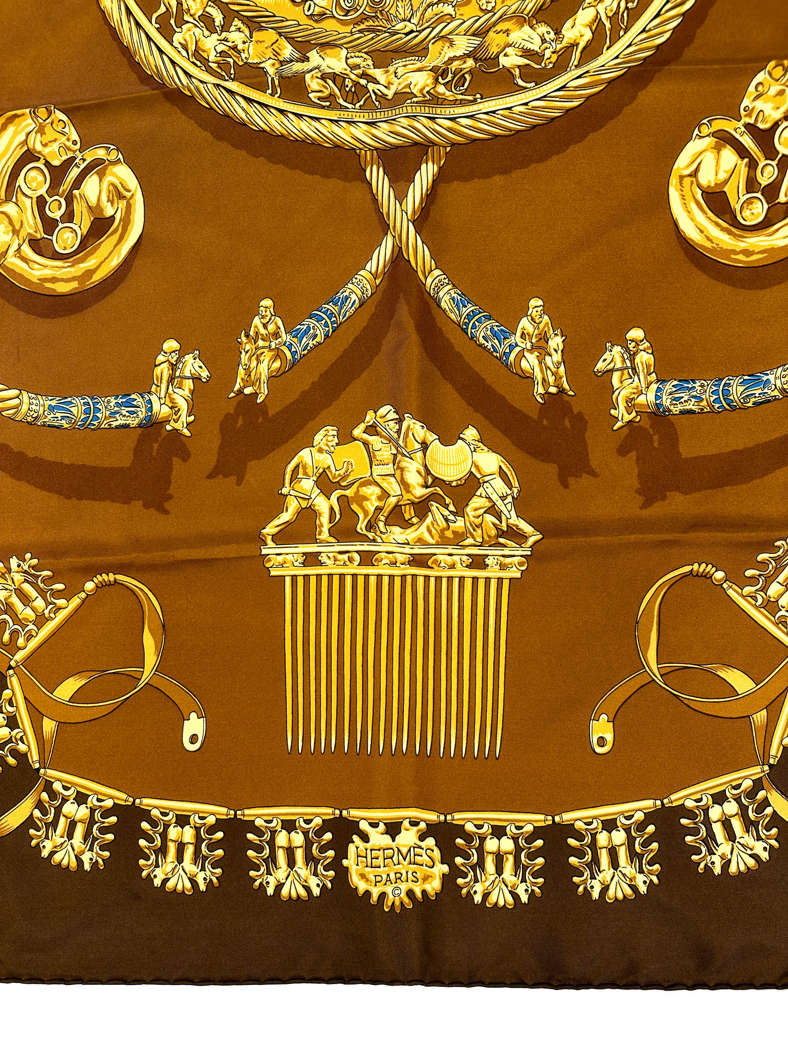 Hermès Les Cavaliers d'Or 90