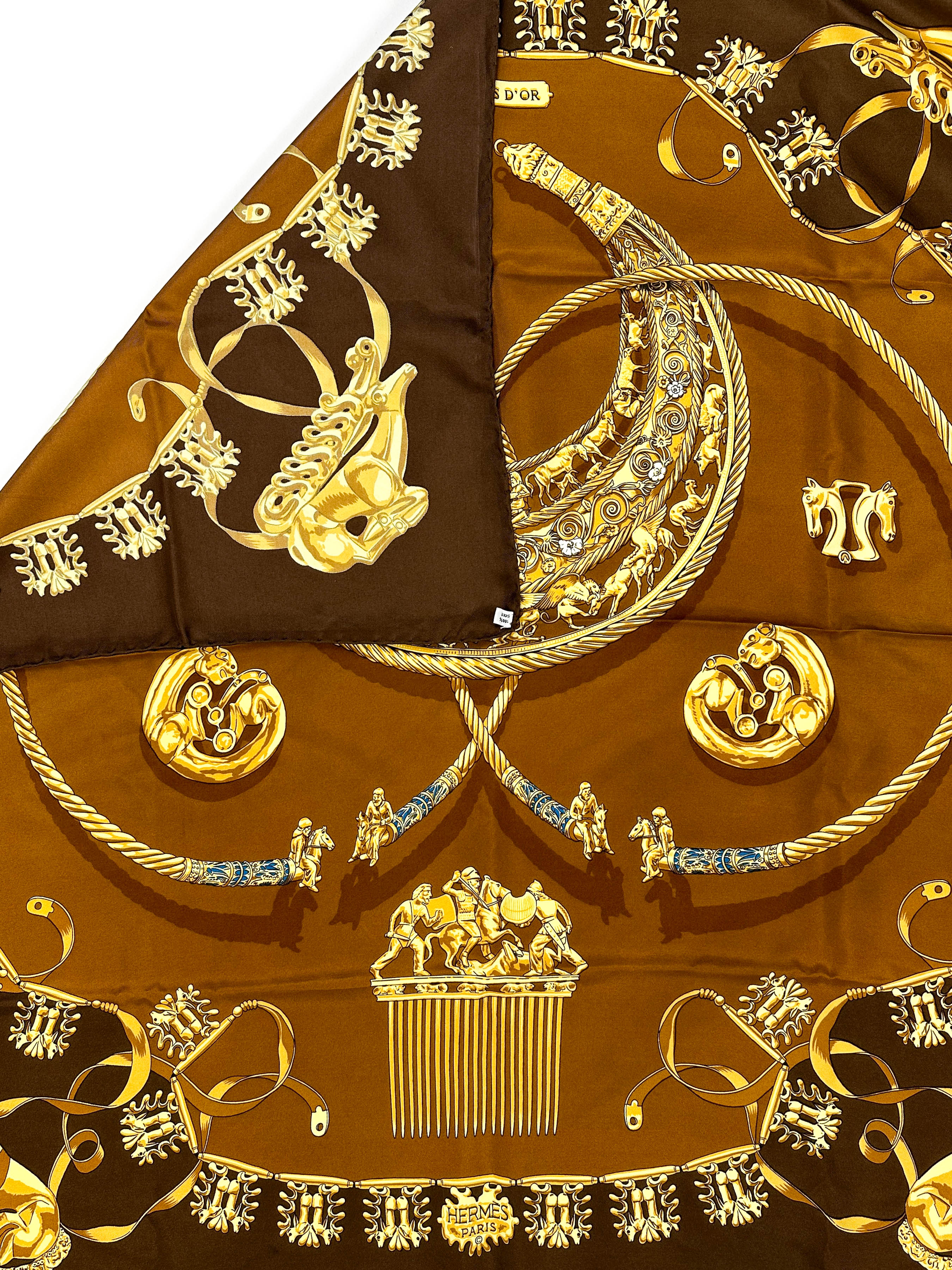 Hermès Les Cavaliers d'Or 90