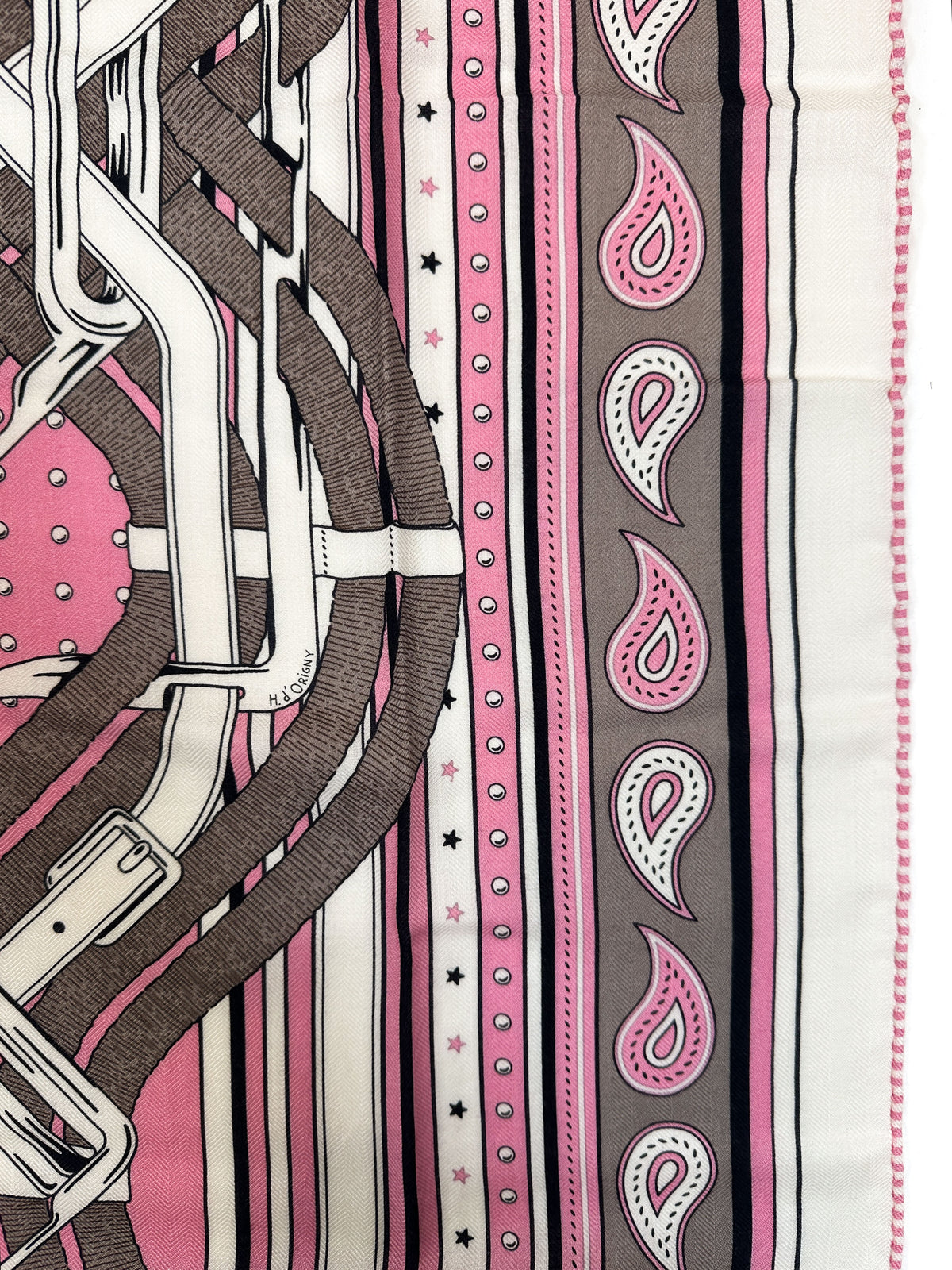 Hermès Mors à Jouets Bandana Cashmere Silk 140