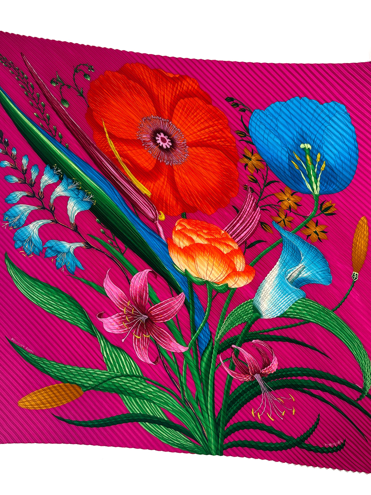 Hermès Bouquet Final Plissé 140