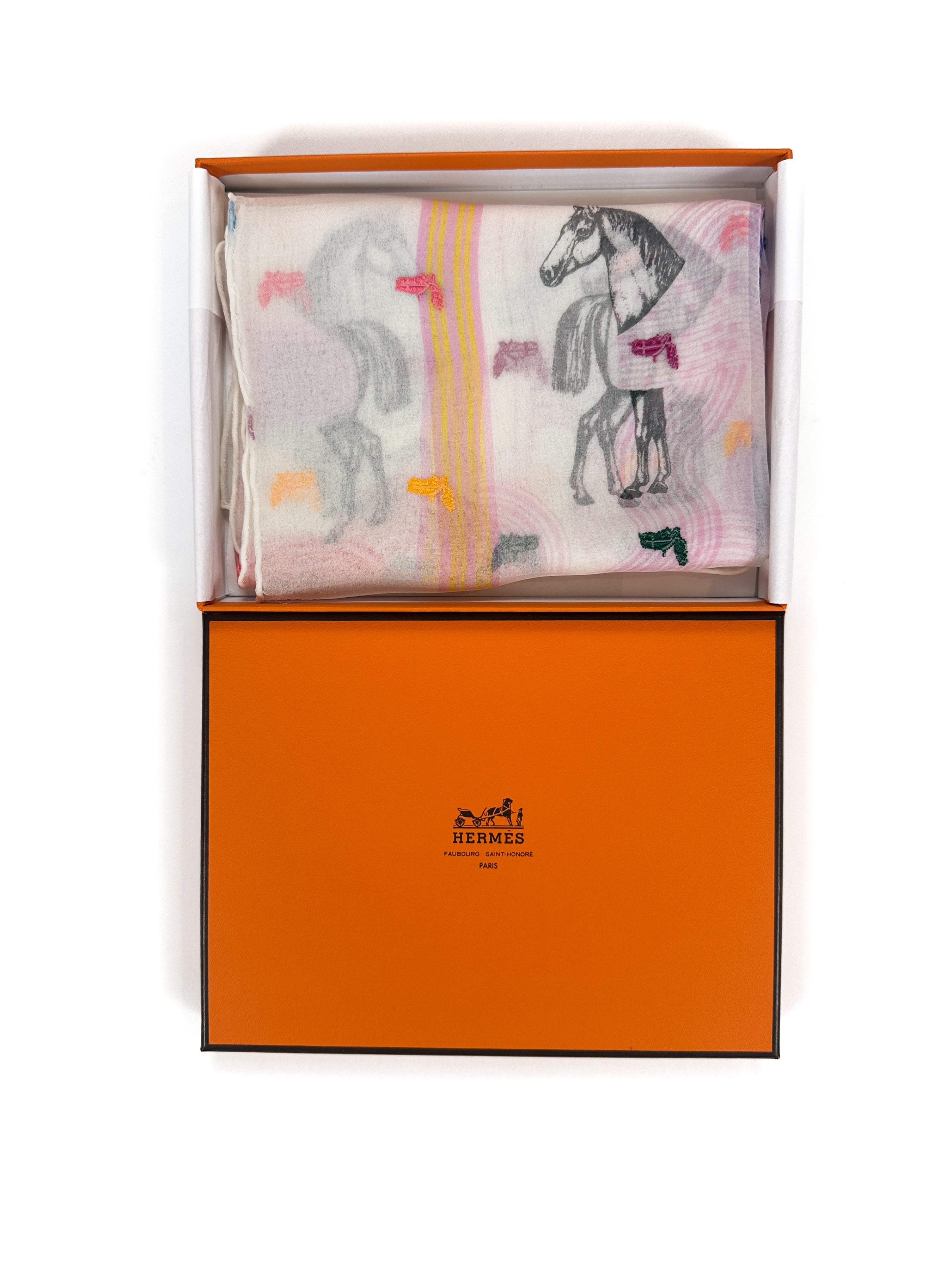 Hermès Garde-Robe Pop Confetti Mousseline 80