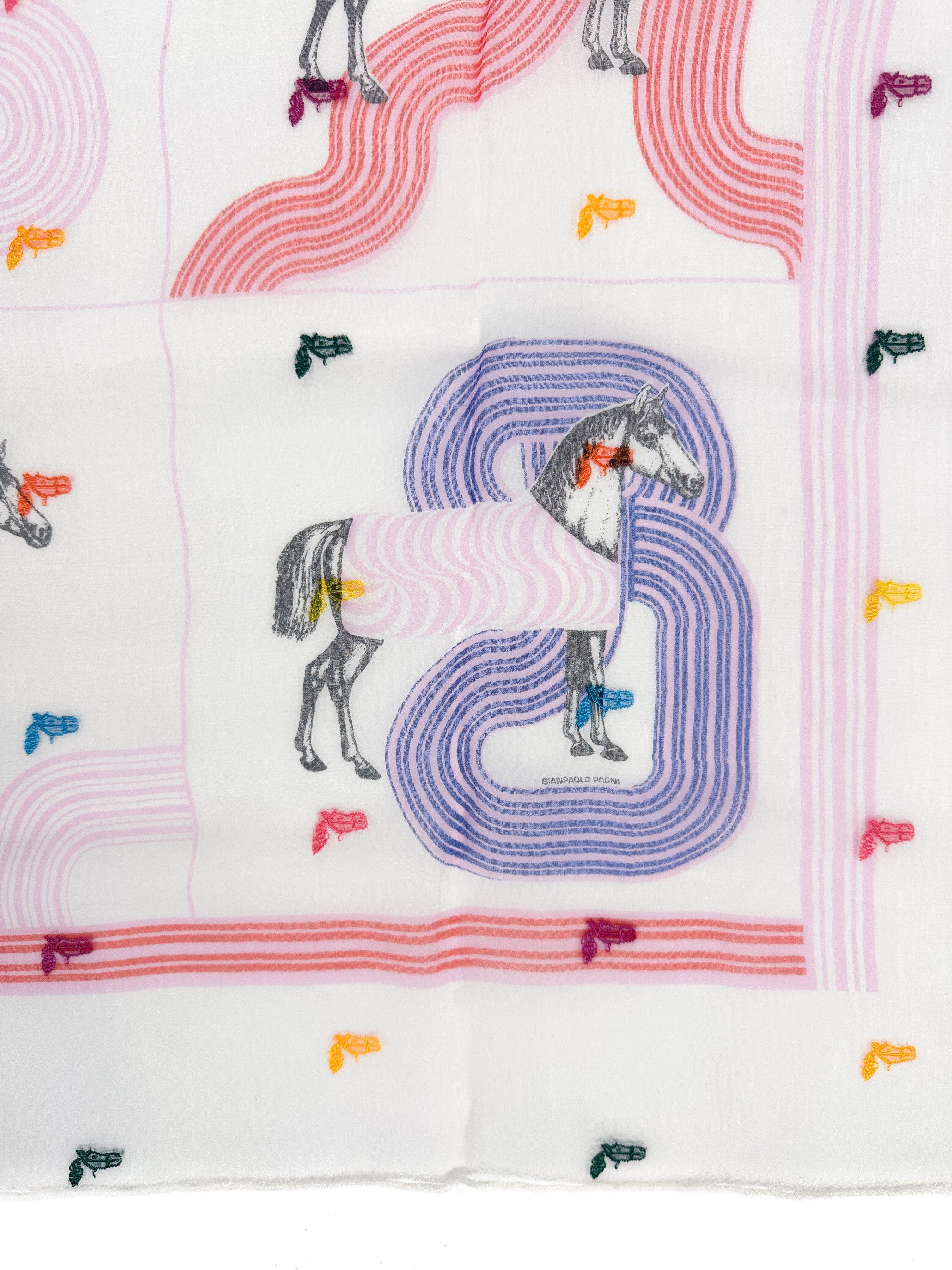 Hermès Garde-Robe Pop Confetti Mousseline 80