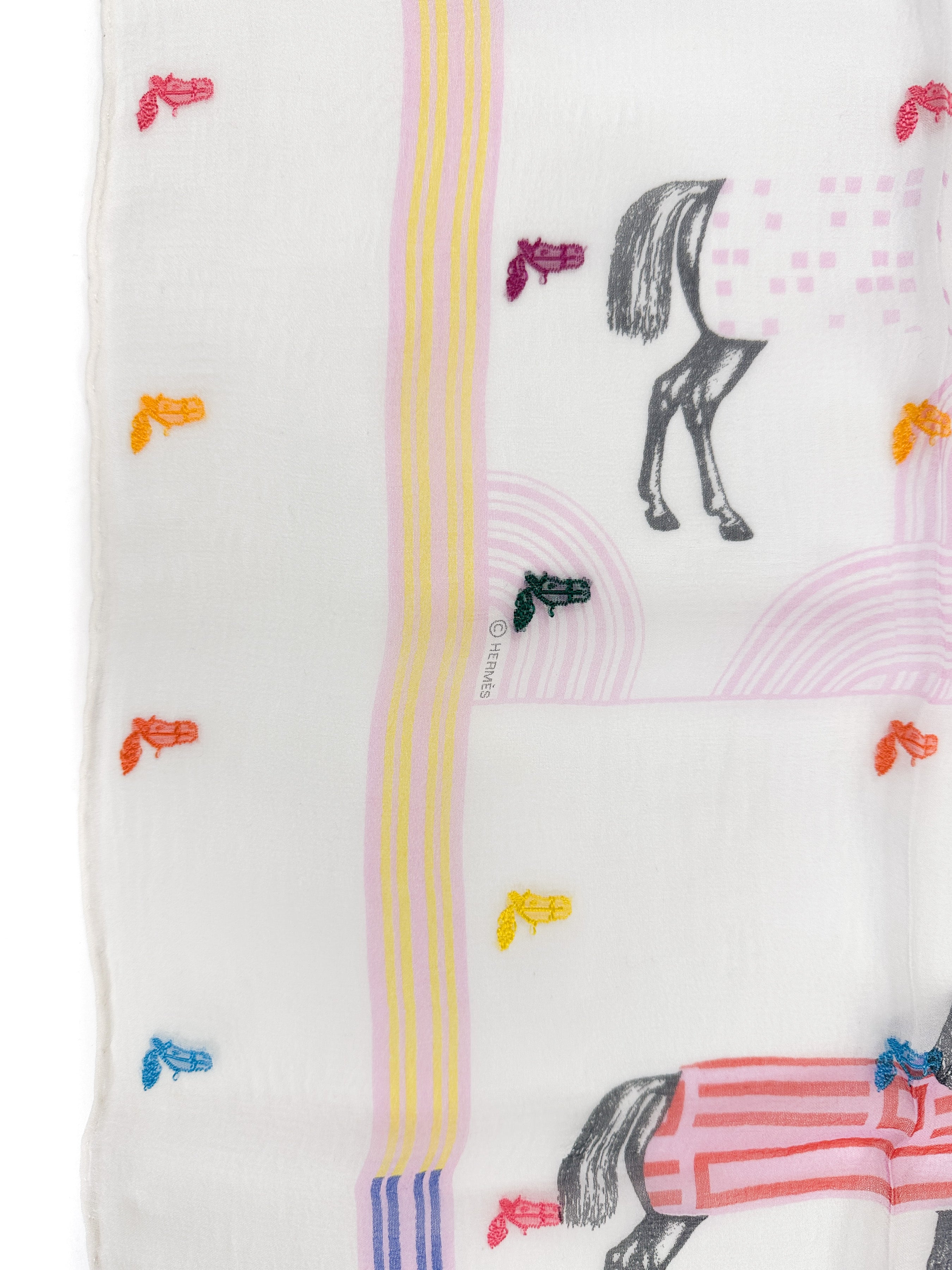 Hermès Garde-Robe Pop Confetti Mousseline 80