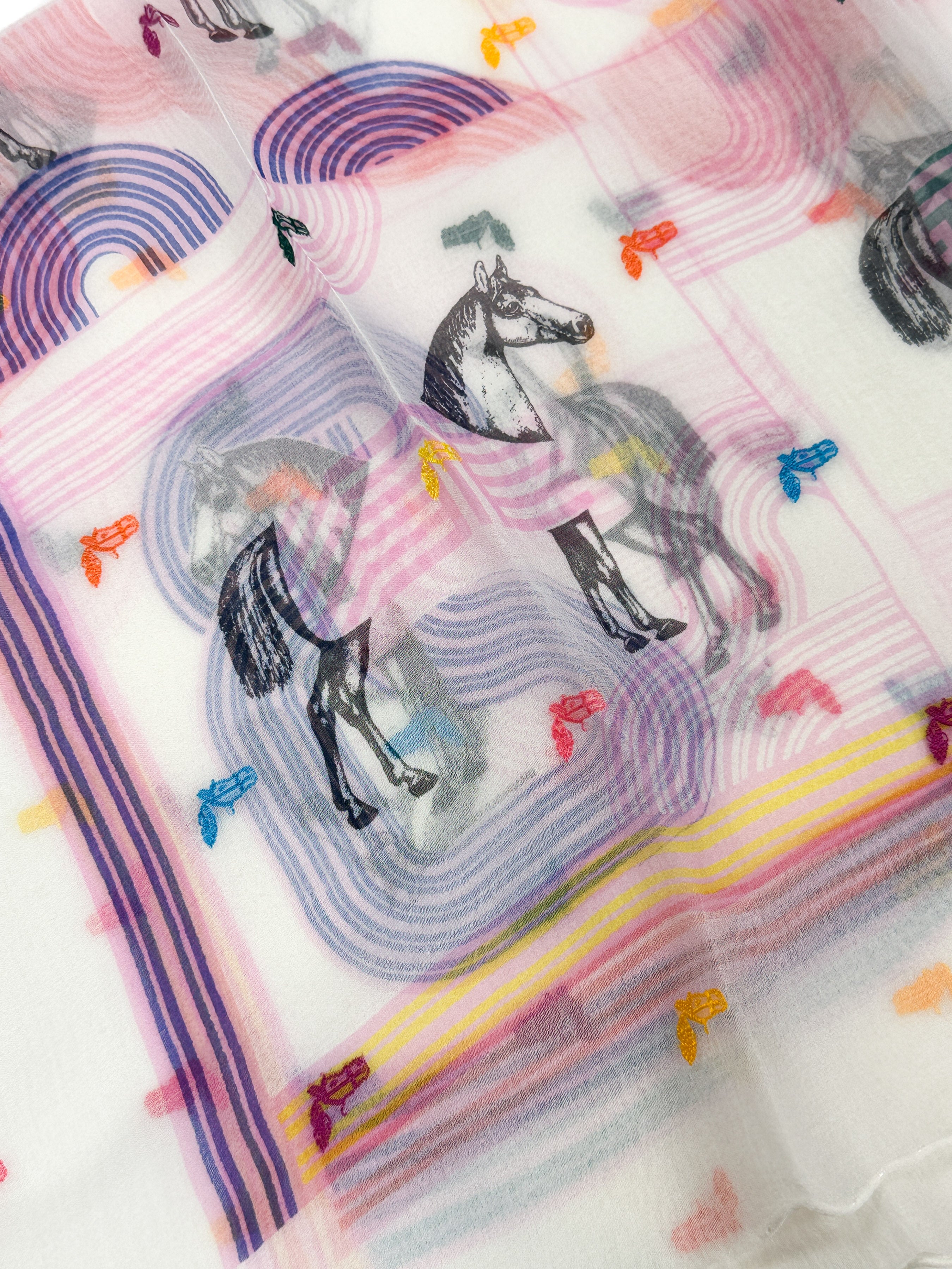 Hermès Garde-Robe Pop Confetti Mousseline 80