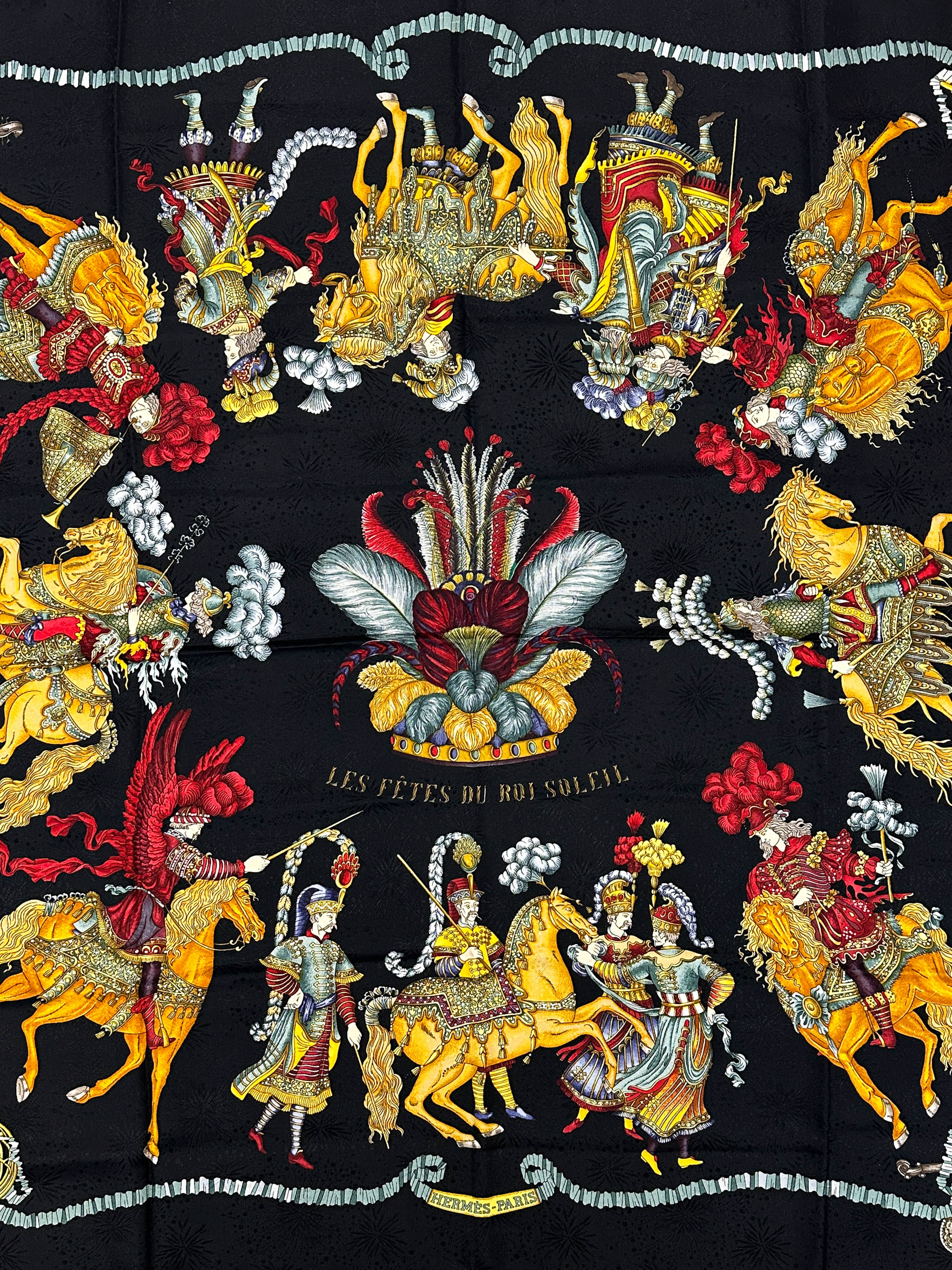 Hermès Les Fêtes du Roi Soleil Jacquard 90