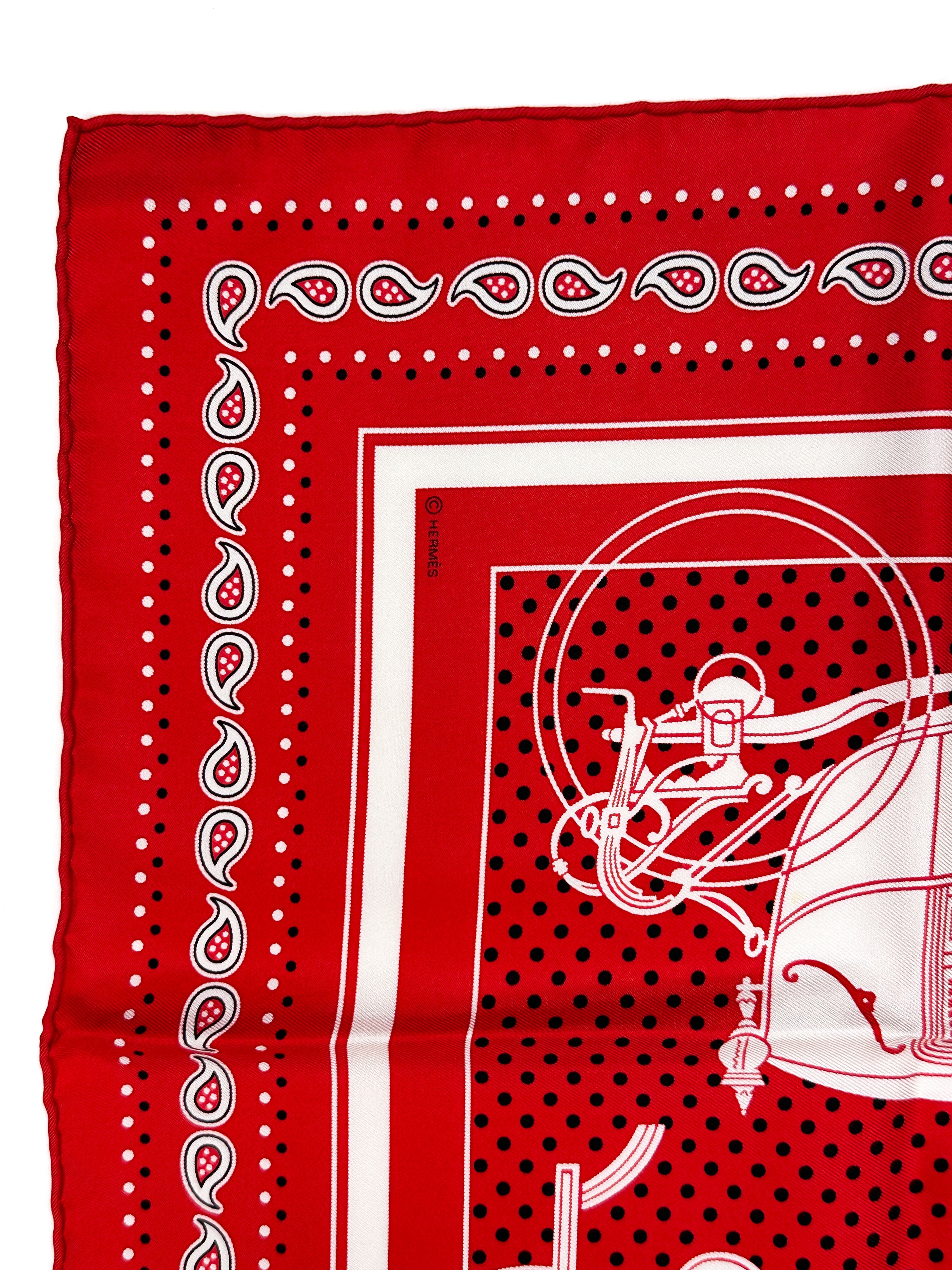 Hermès Ex-Libris Bandana 55