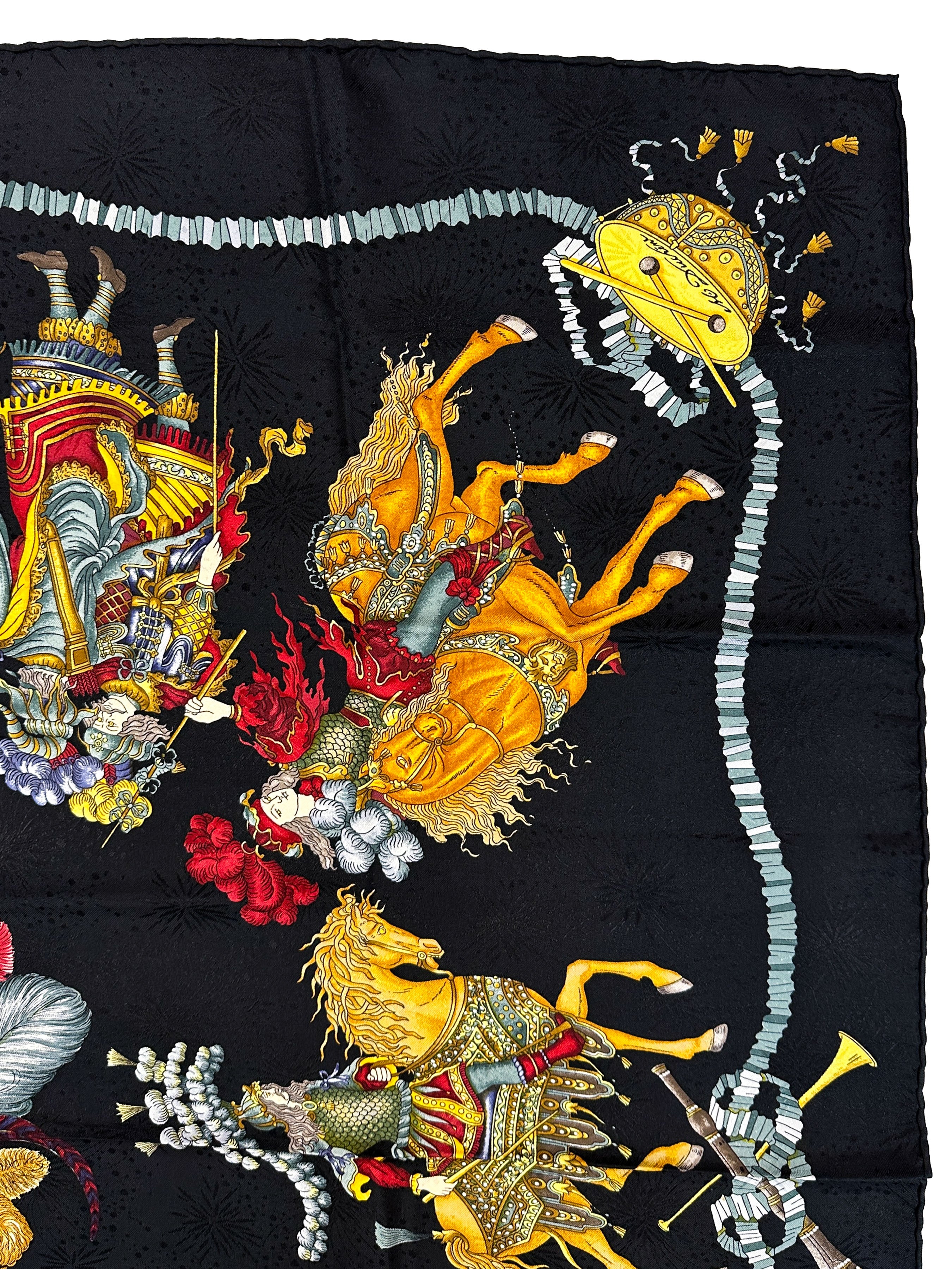 Hermès Les Fêtes du Roi Soleil Jacquard 90