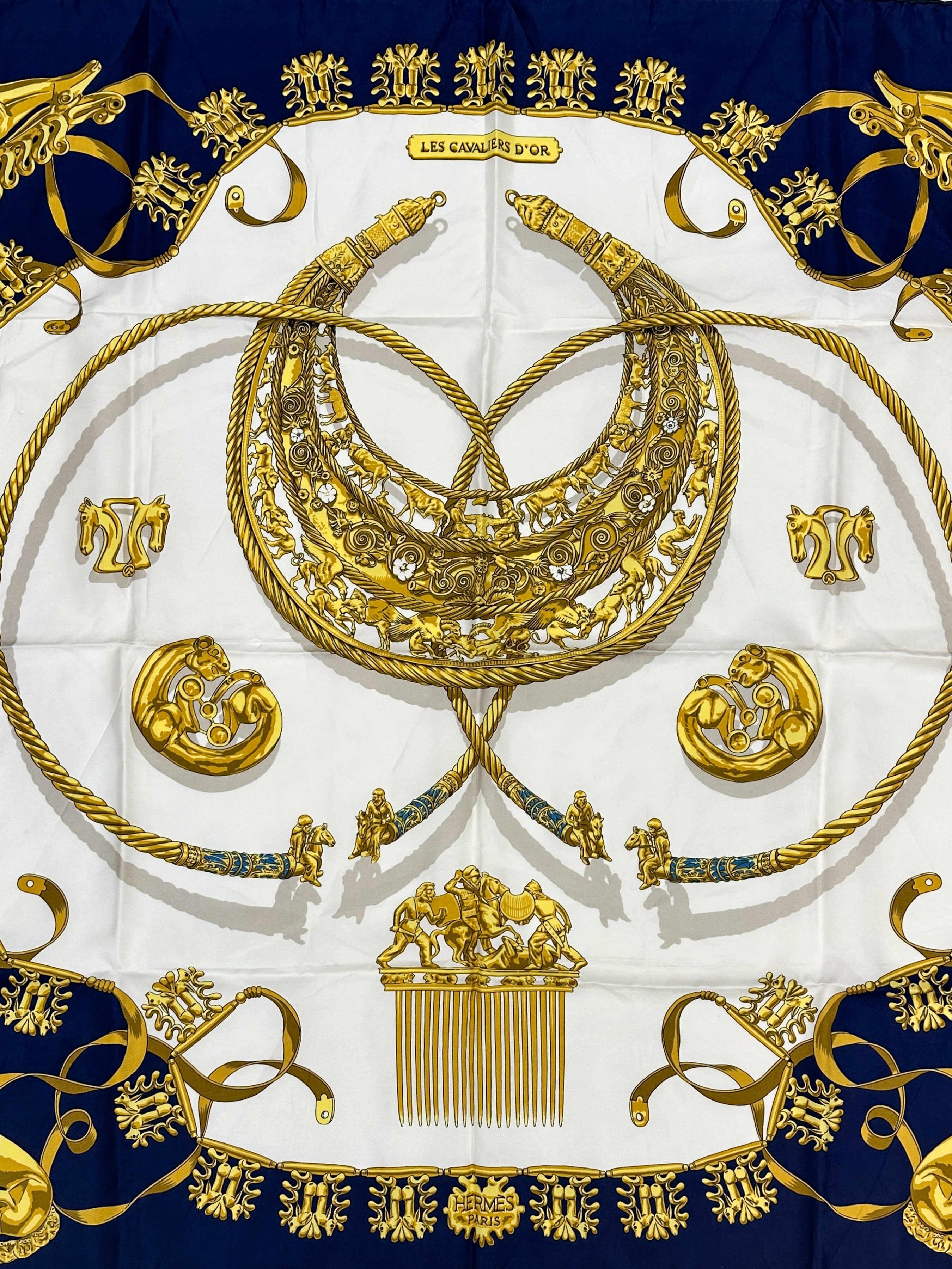 Hermès Les Cavaliers d'Or 90