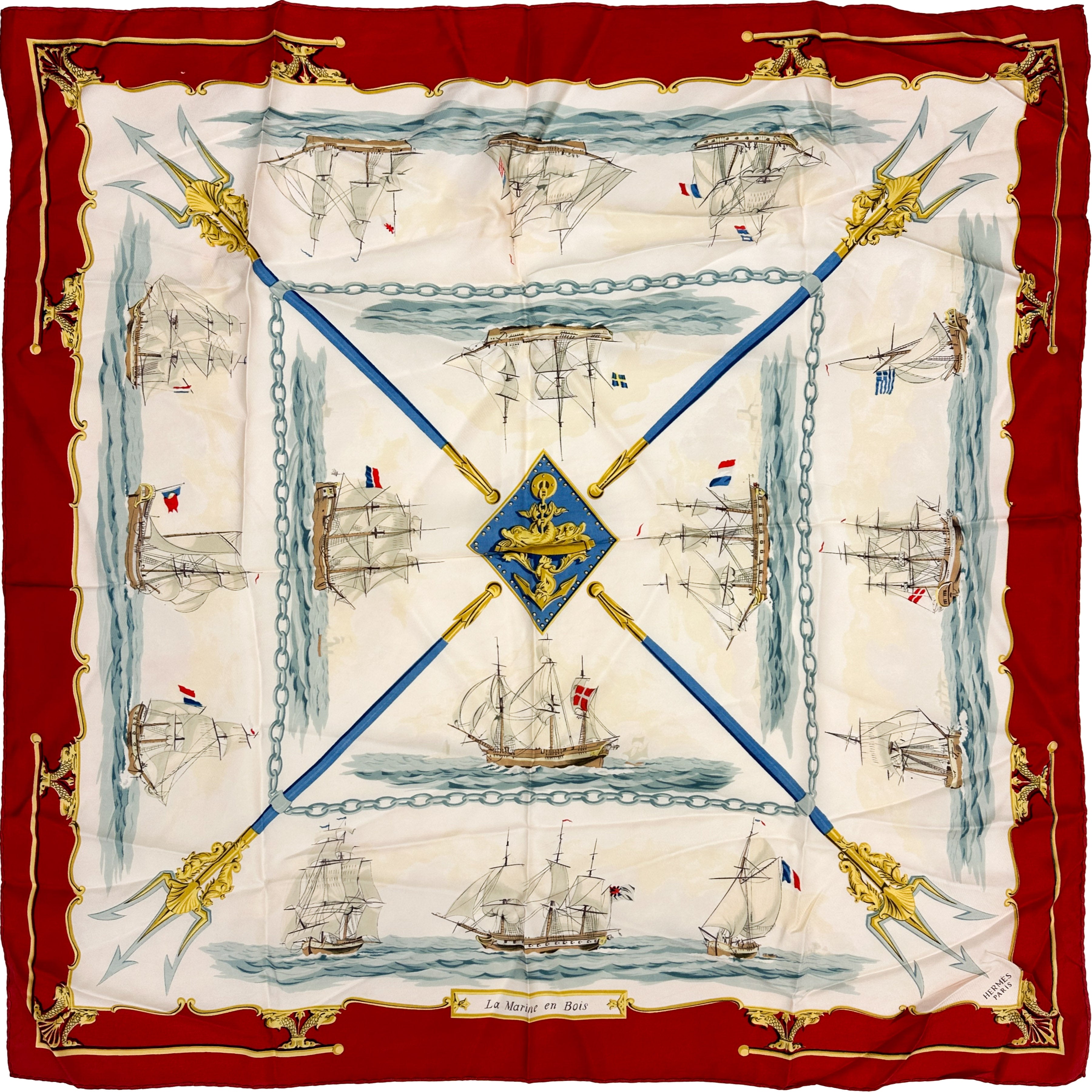 Hermès La Marine en Bois 90