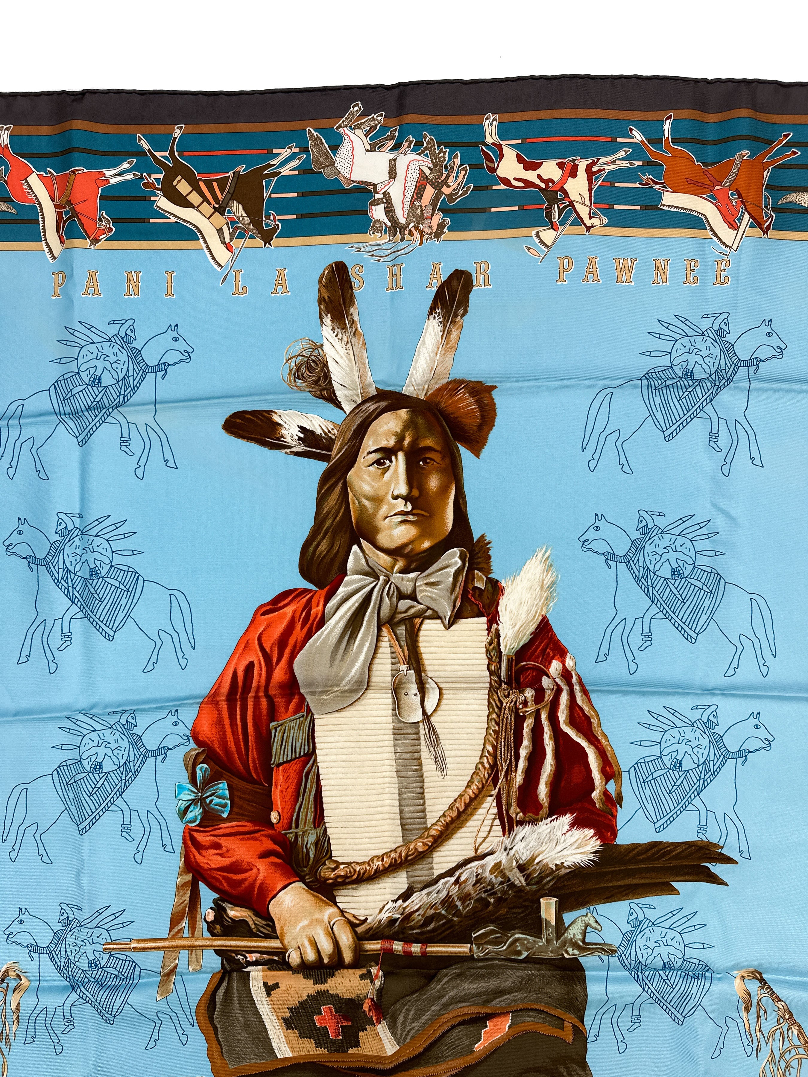 Hermès *Limited Edition Hermès In Seattle 2009* Pani La Shar Pawnee 90