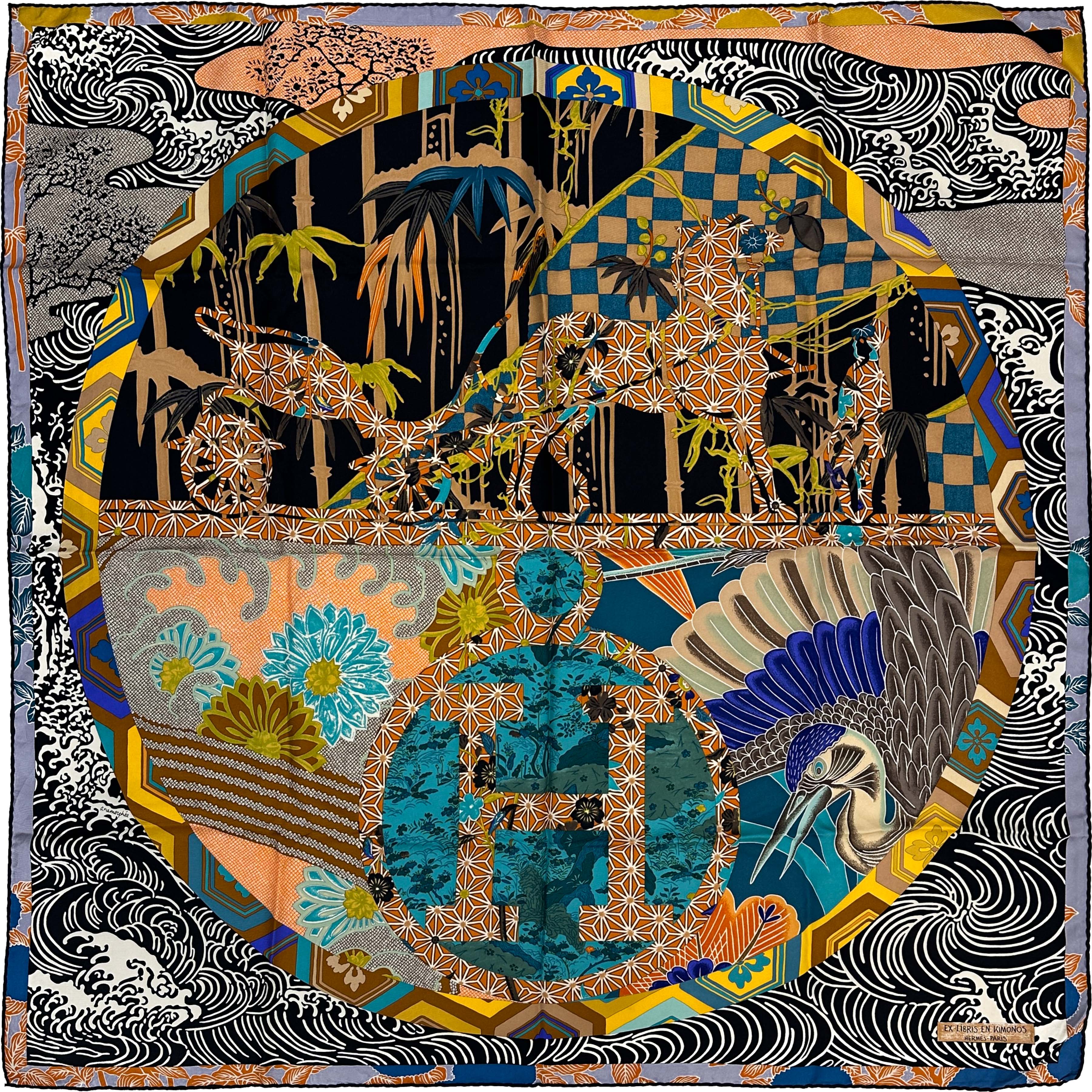 Hermès Ex-Libris en Kimonos 90