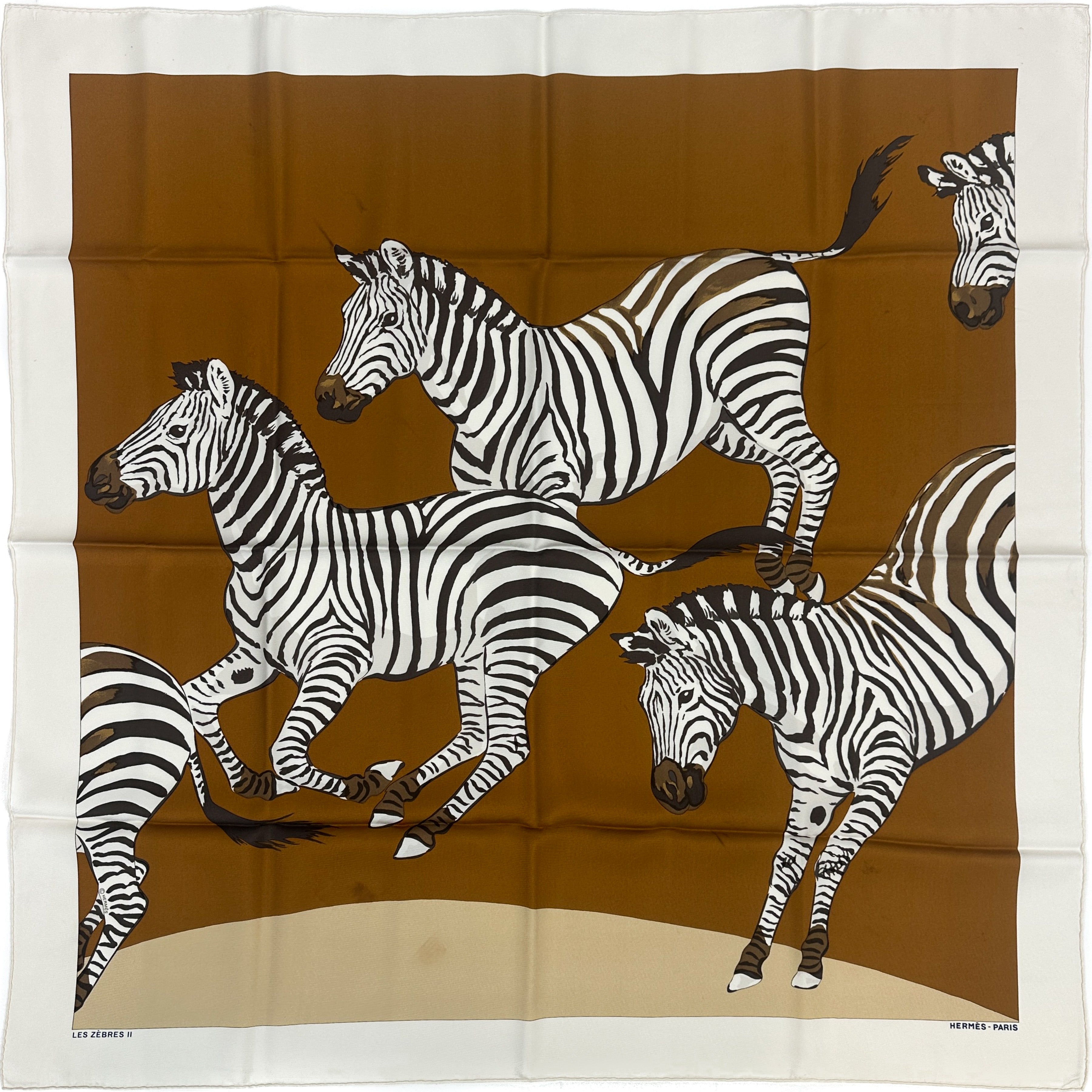 Hermès Les Zebres II 90