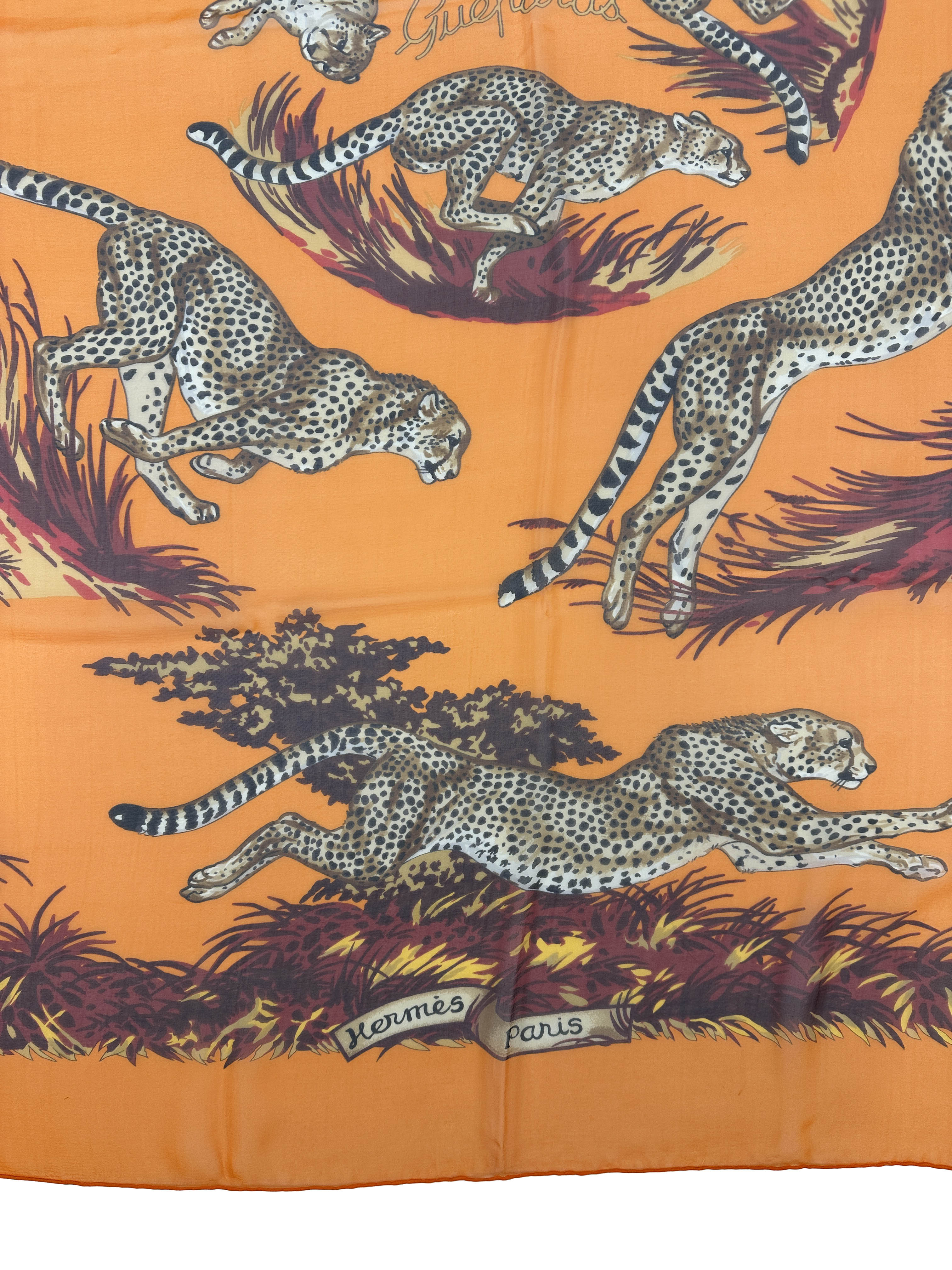 Hermès Guepards Mousseline 140