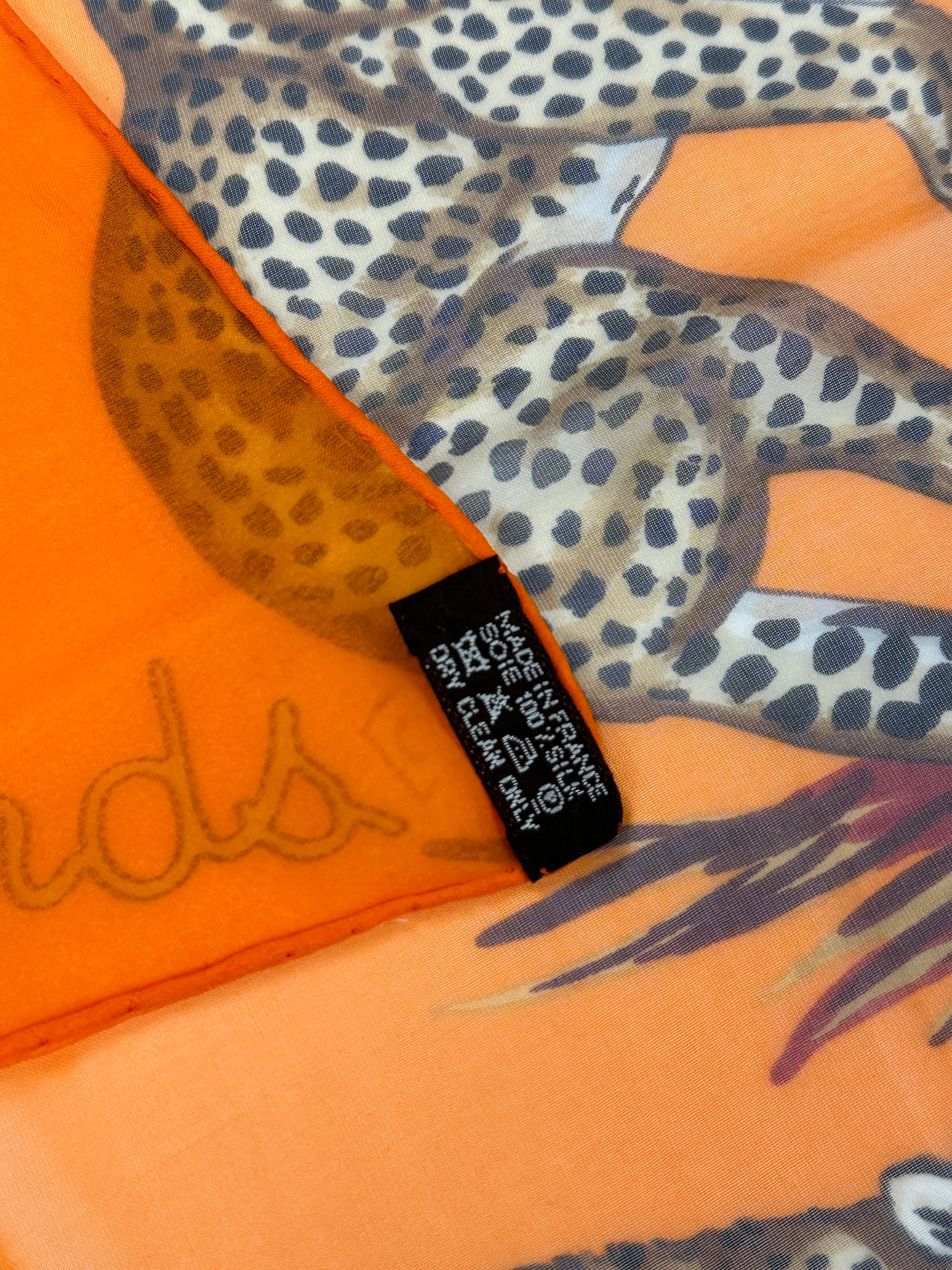 Hermès Guepards Mousseline 140