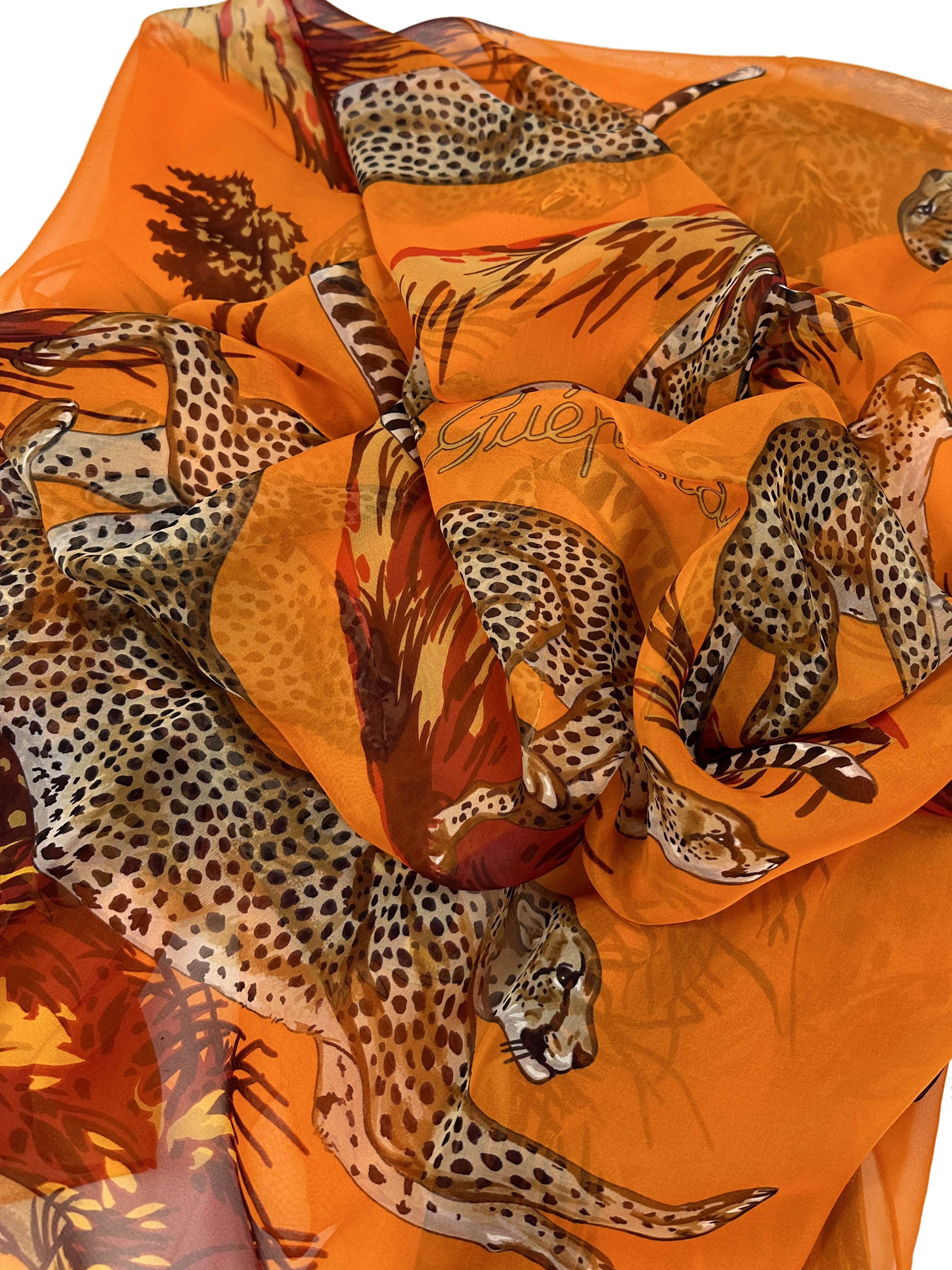 Hermès Guepards Mousseline 140