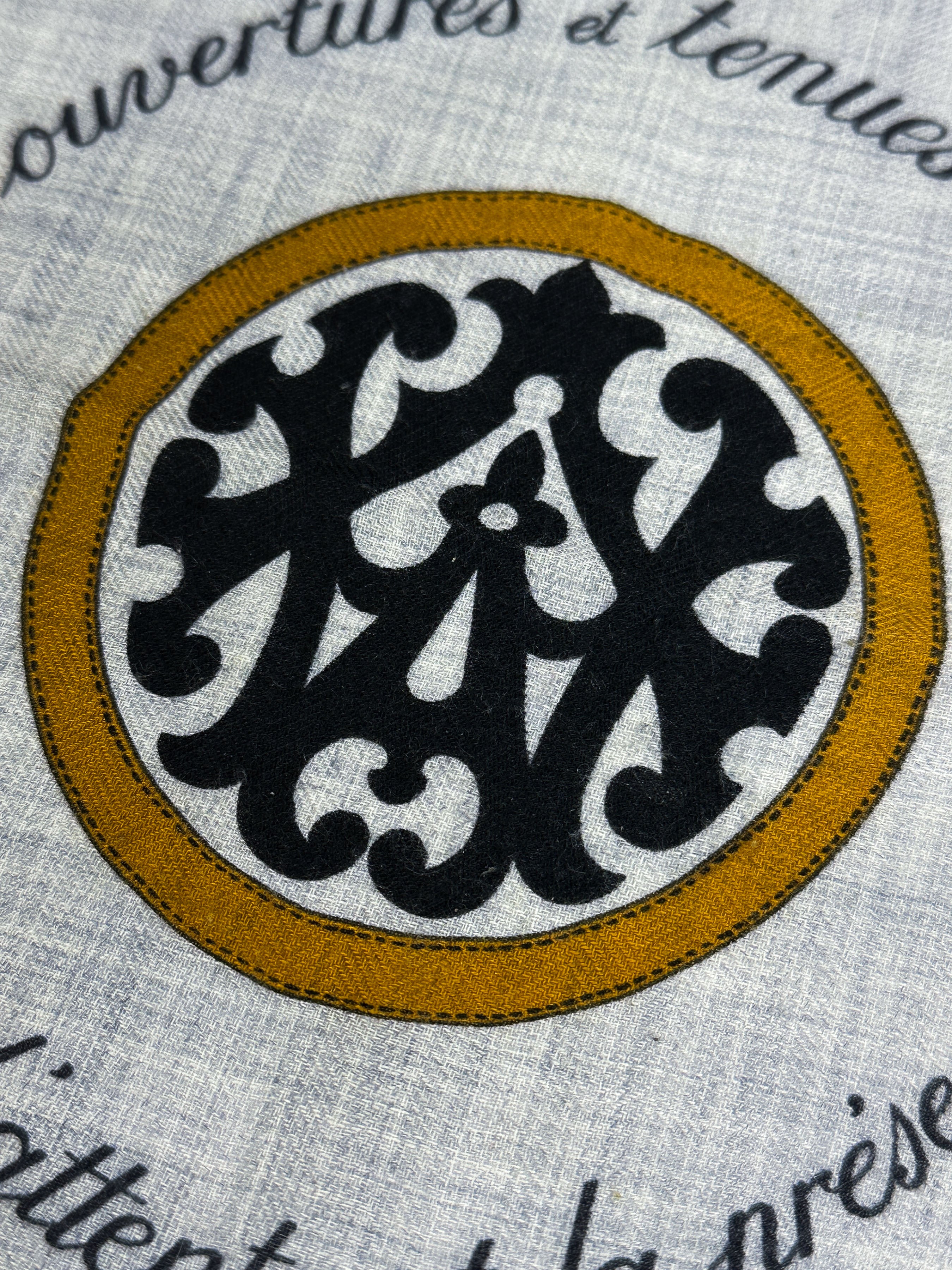 Hermès Encadré Blason Cashmere Silk 90