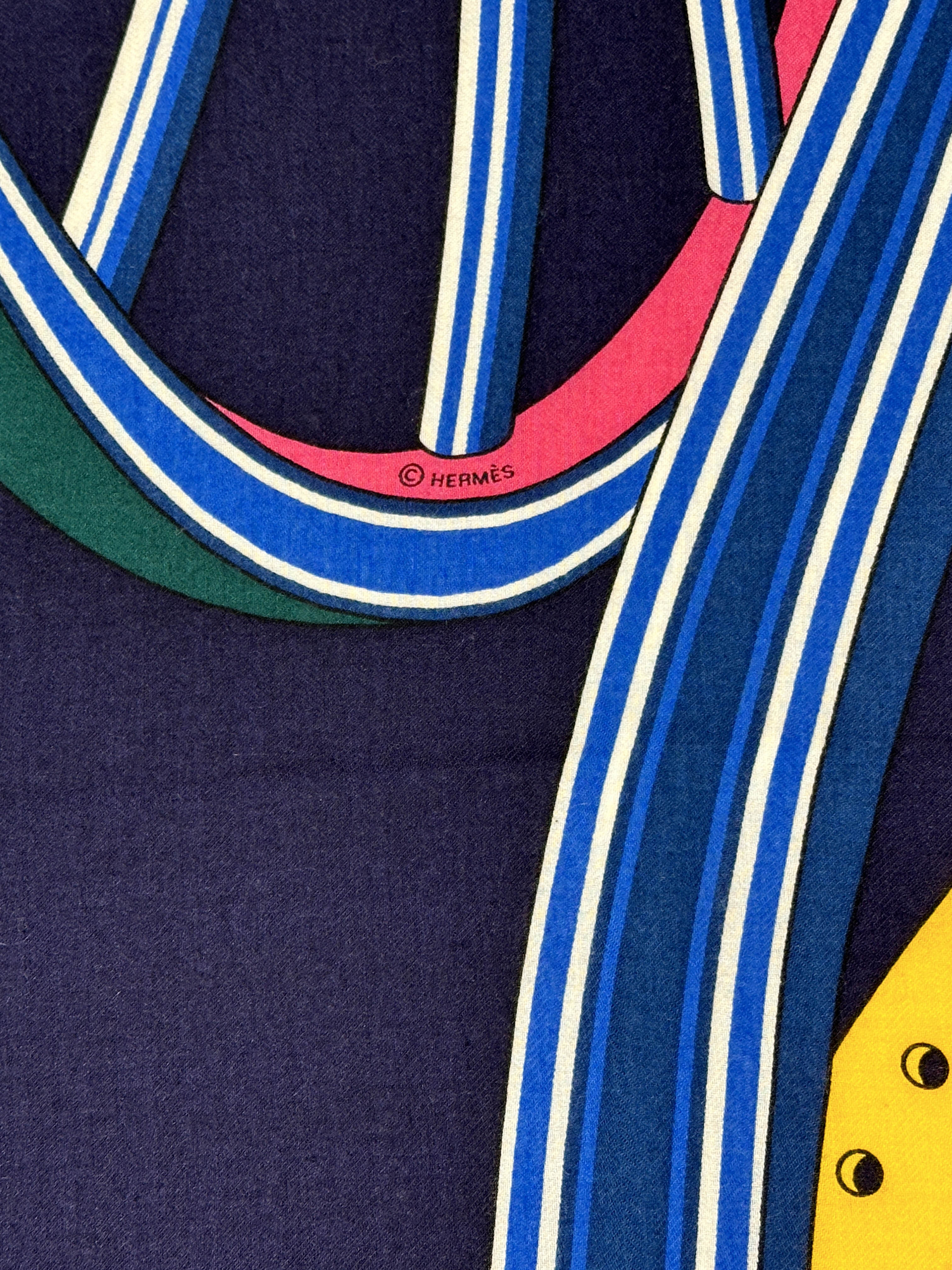 Hermès Les Roues de Phaeton Cashmere Silk 140