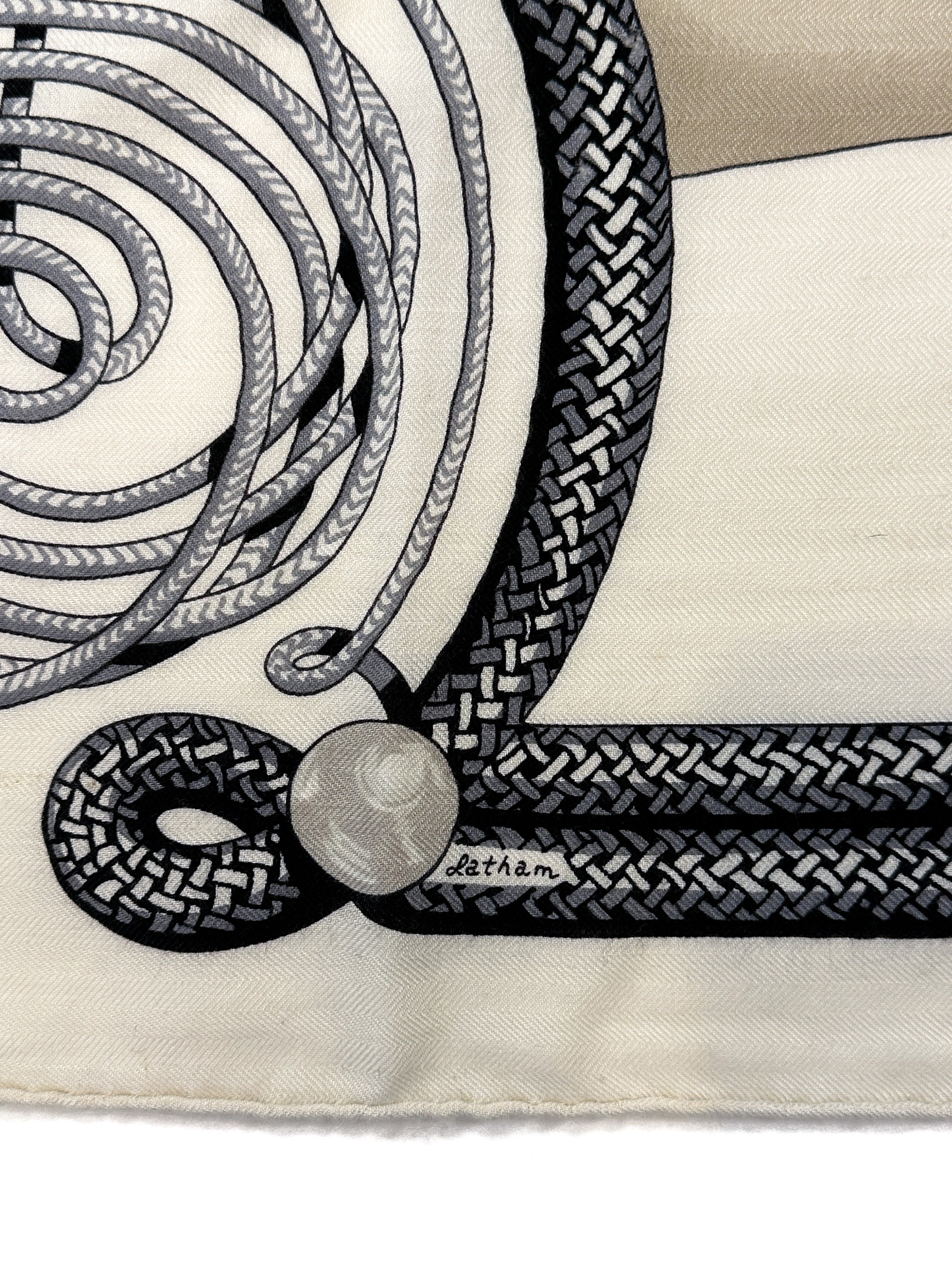 Hermès Brandebourgs Cashmere Silk 140