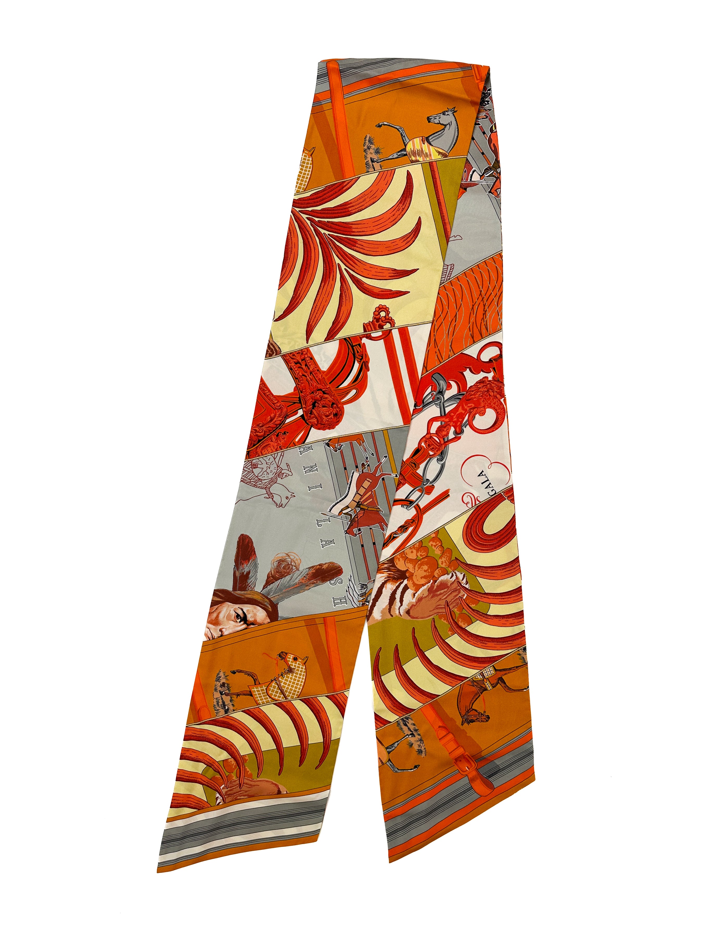 Hermès Carré en Carrés Maxi Twilly
