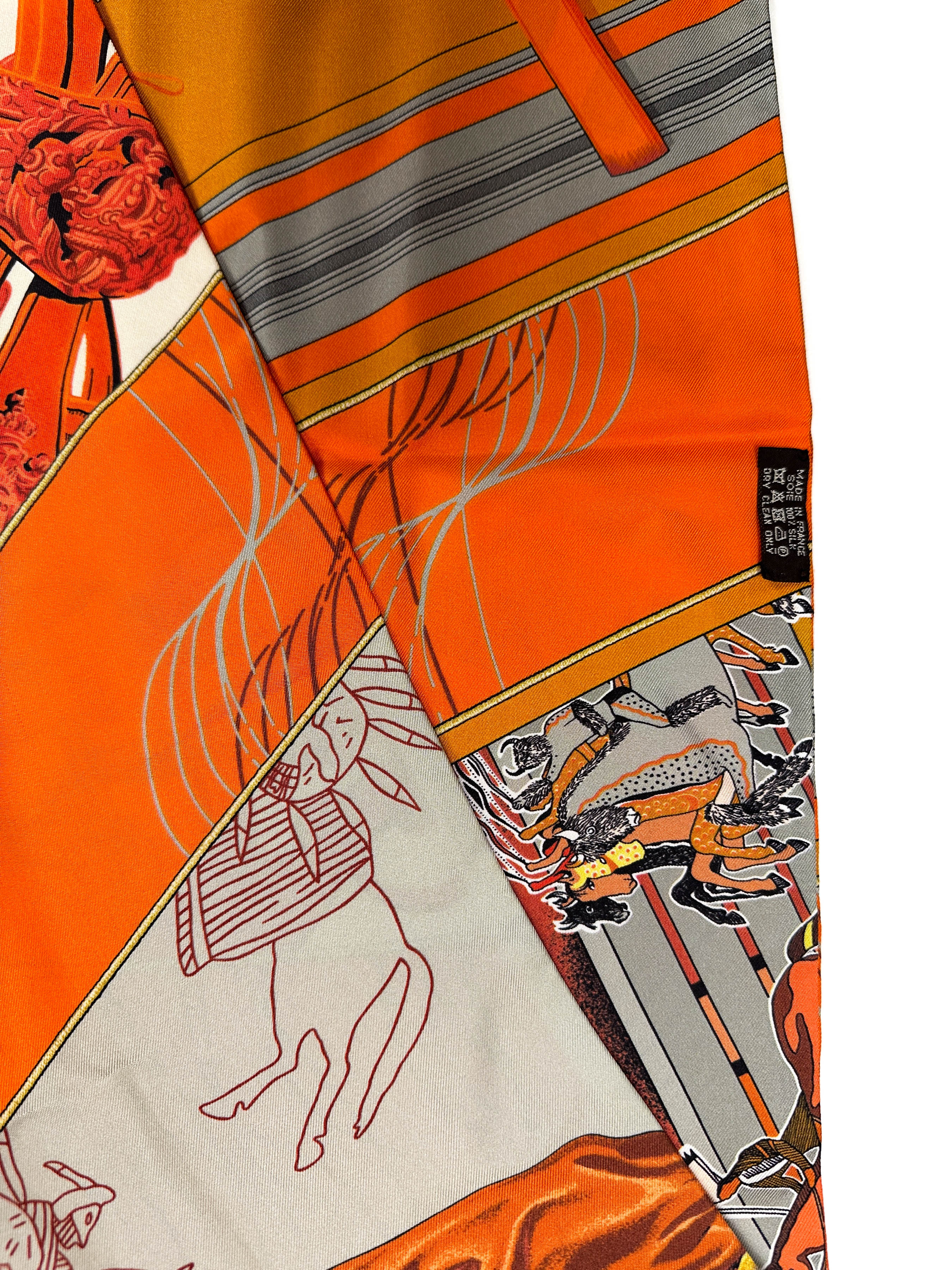 Hermès Carré en Carrés Maxi Twilly