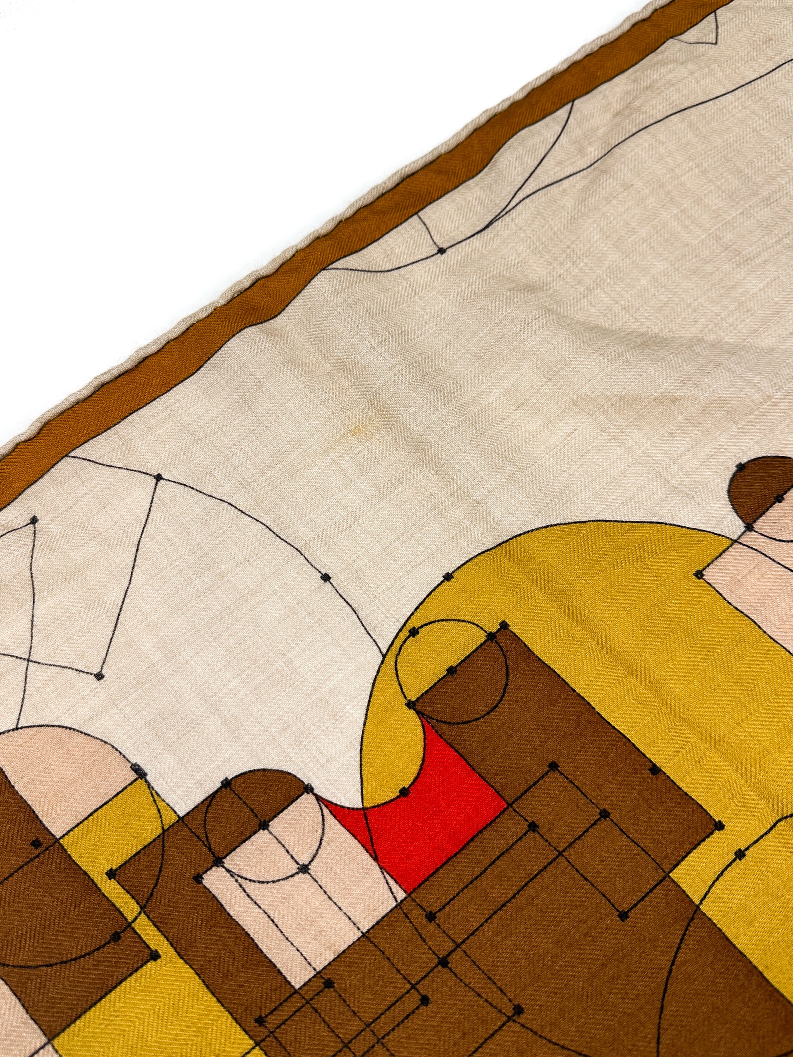 Hermès Échec Au Roi Cashmere Silk 140