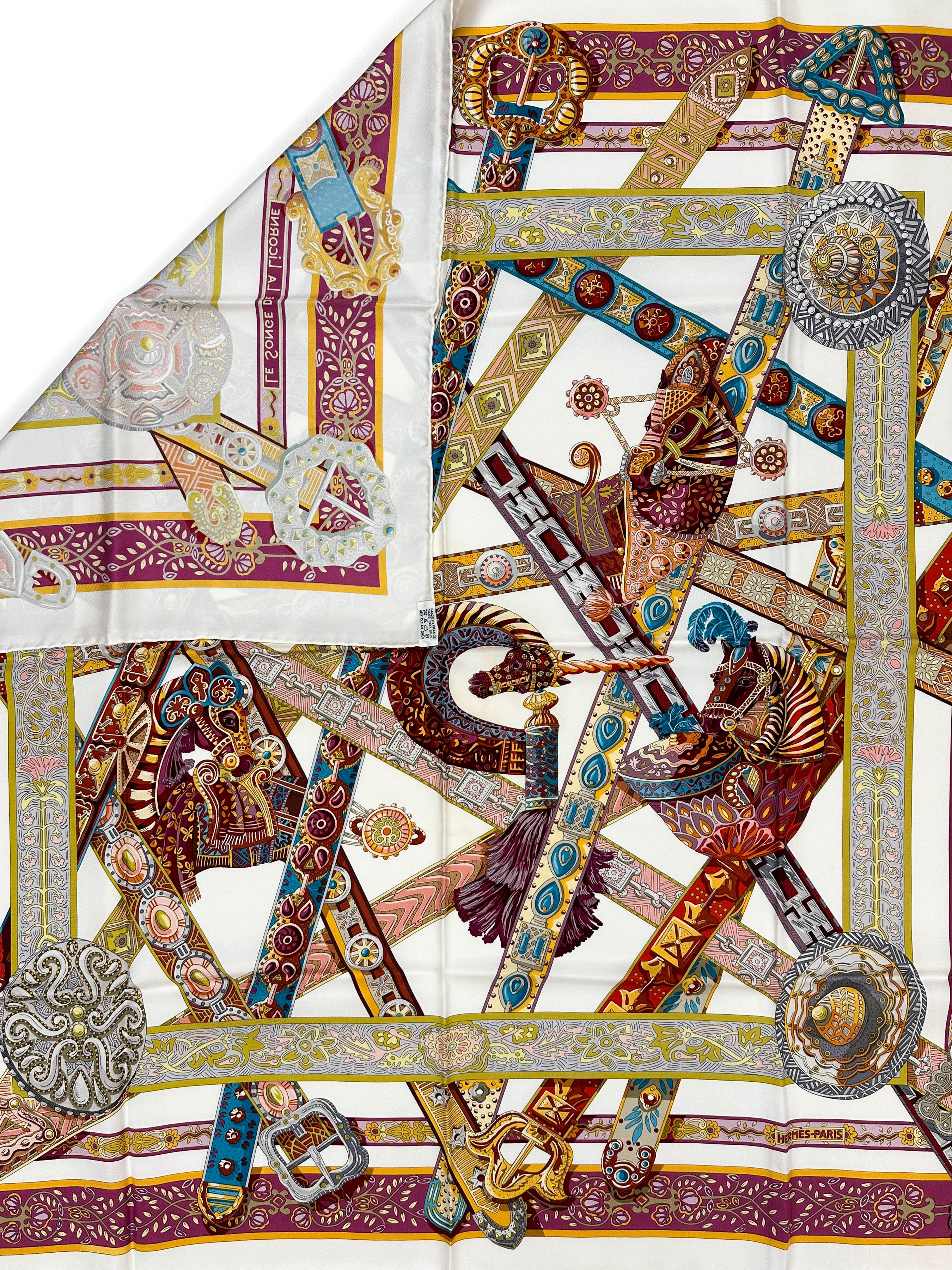 Hermès Le Songe de La Licorne 90