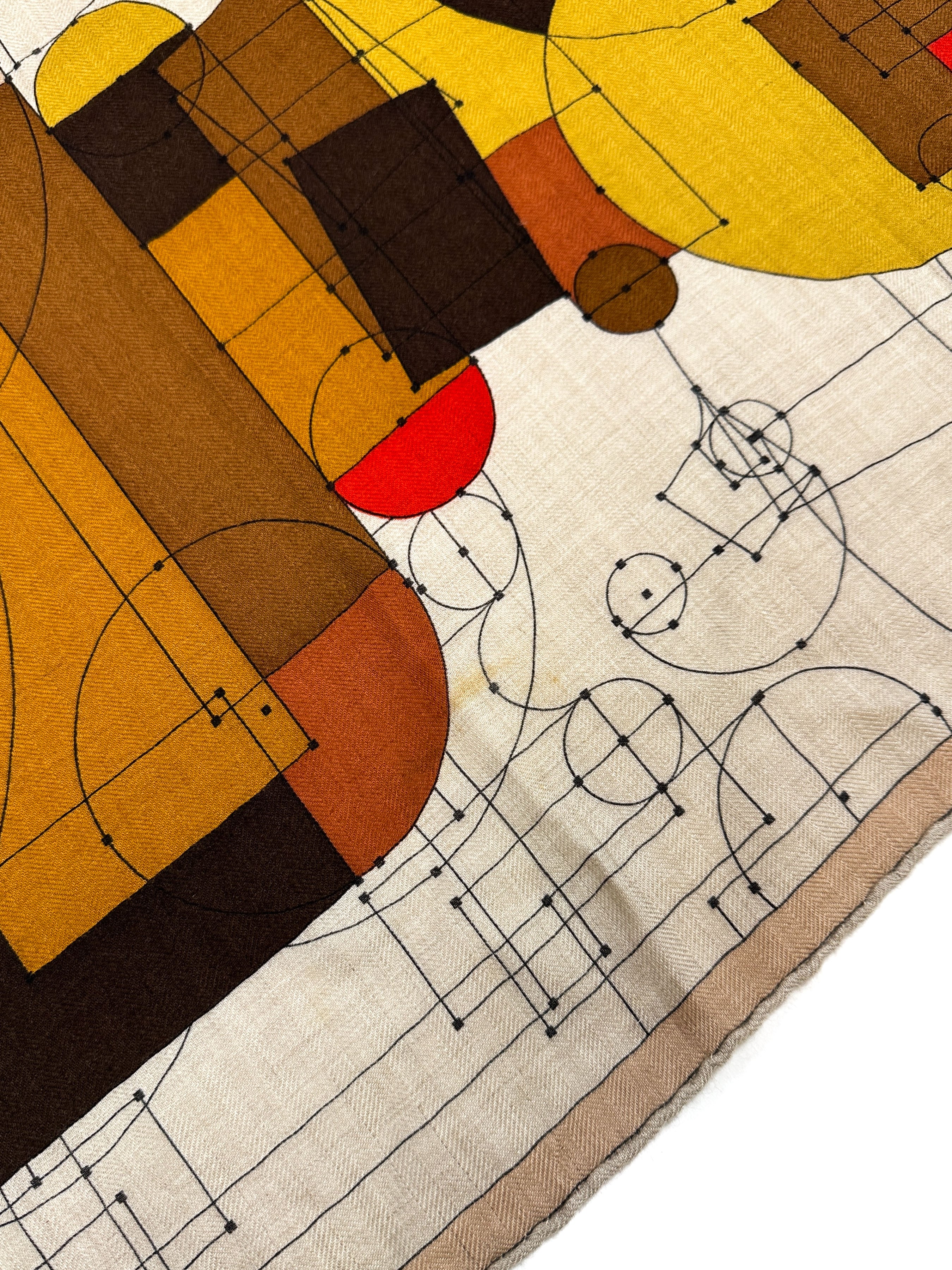 Hermès Échec Au Roi Cashmere Silk 140