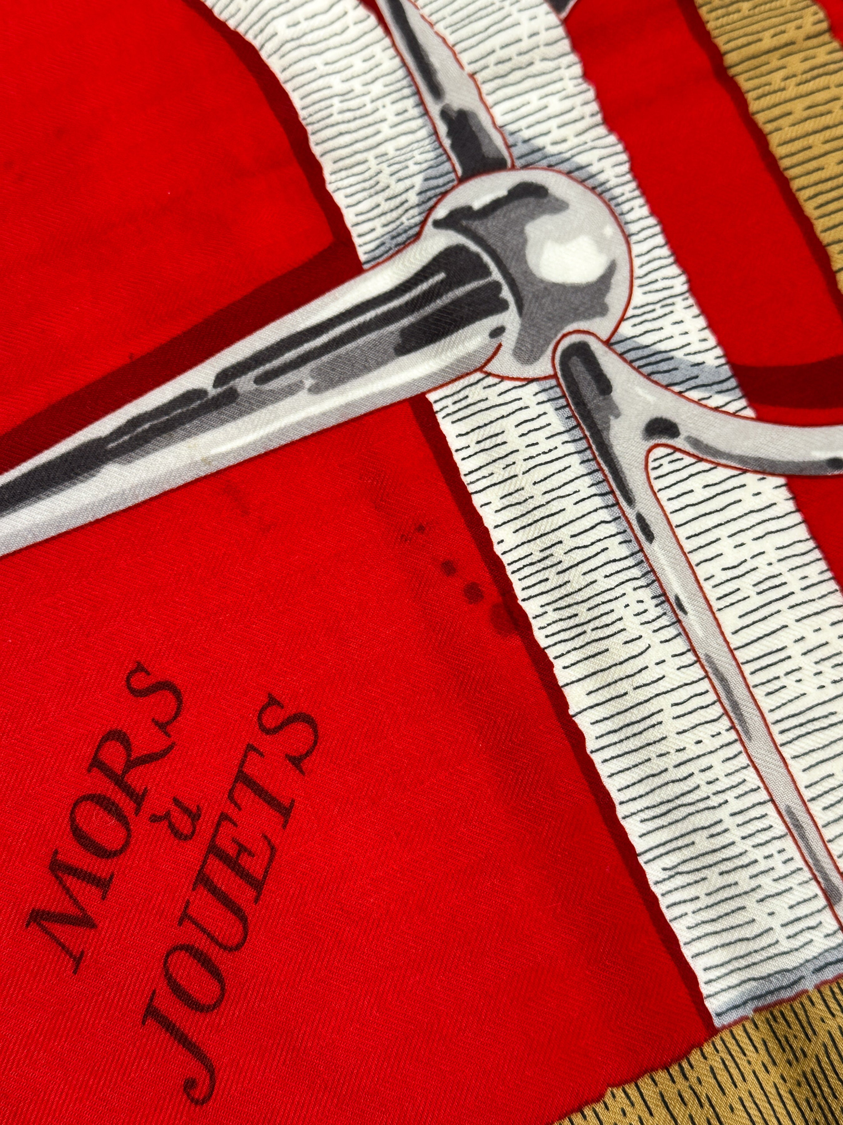 Hermès Mors à Jouets Cashmere Silk 140