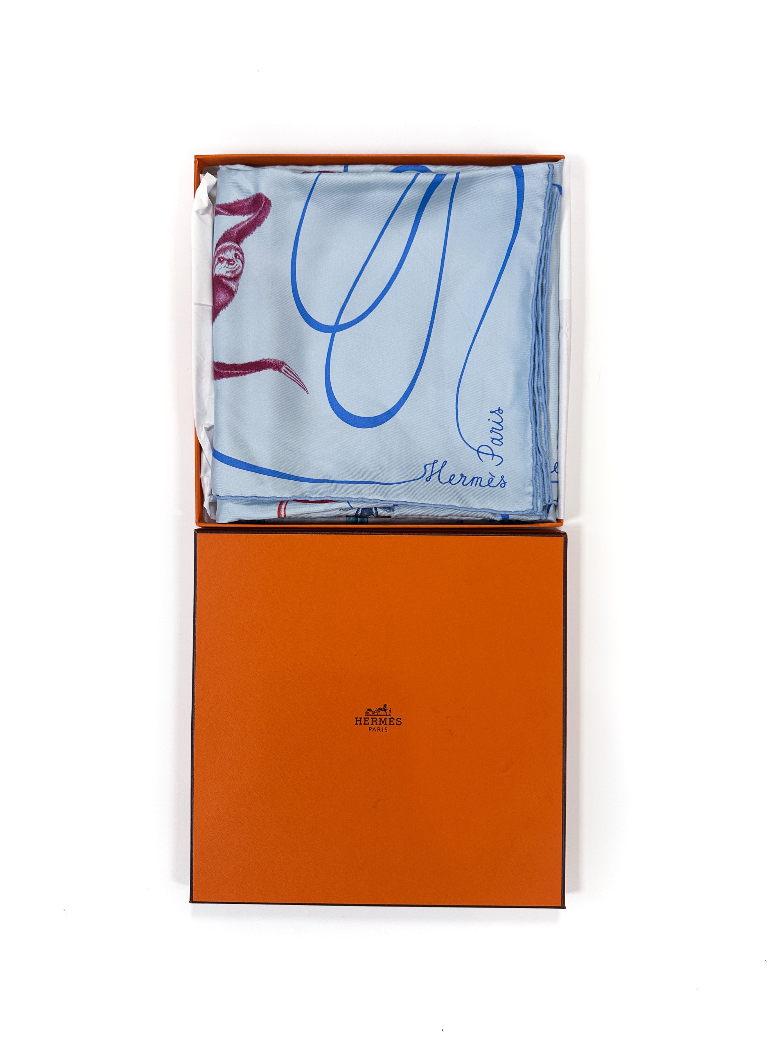 Hermès Faune Lettrée 90