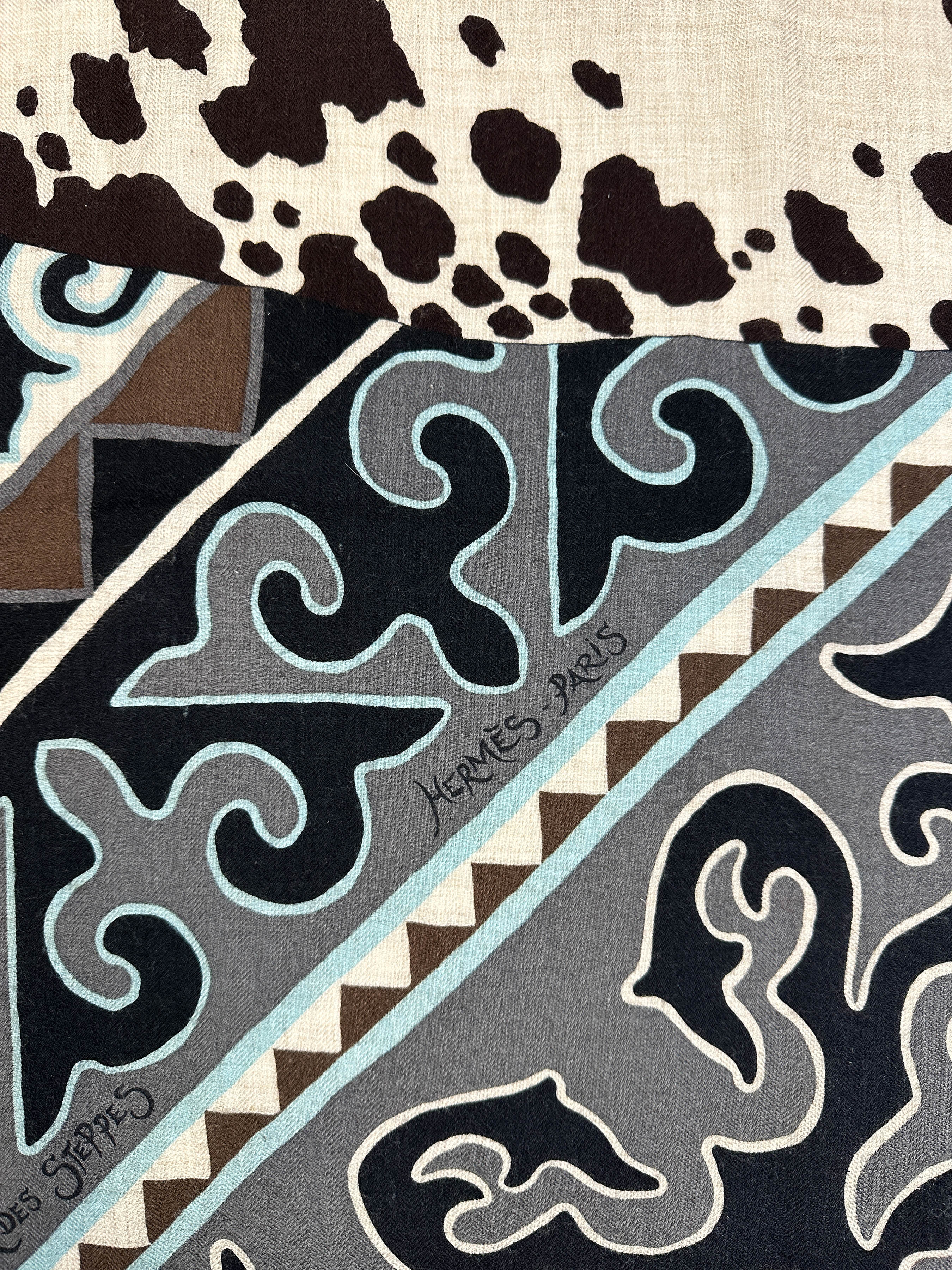 Hermès Appaloosa des Steppes Cashmere Silk 140